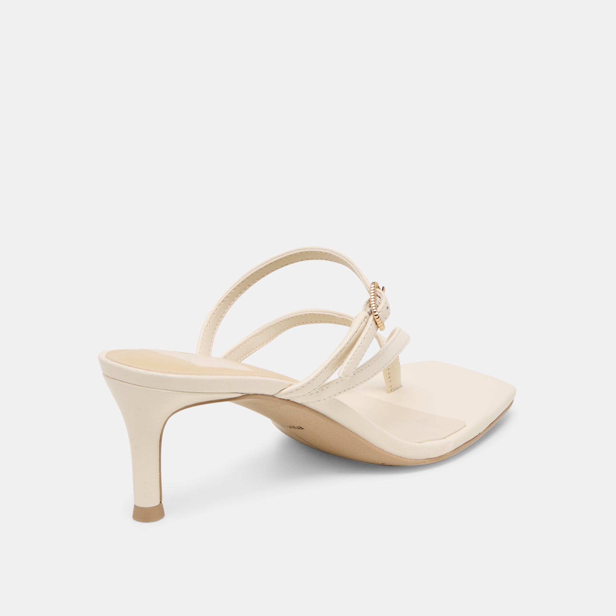 BIAGA HEELS OFF WHITE LEATHER - view 3