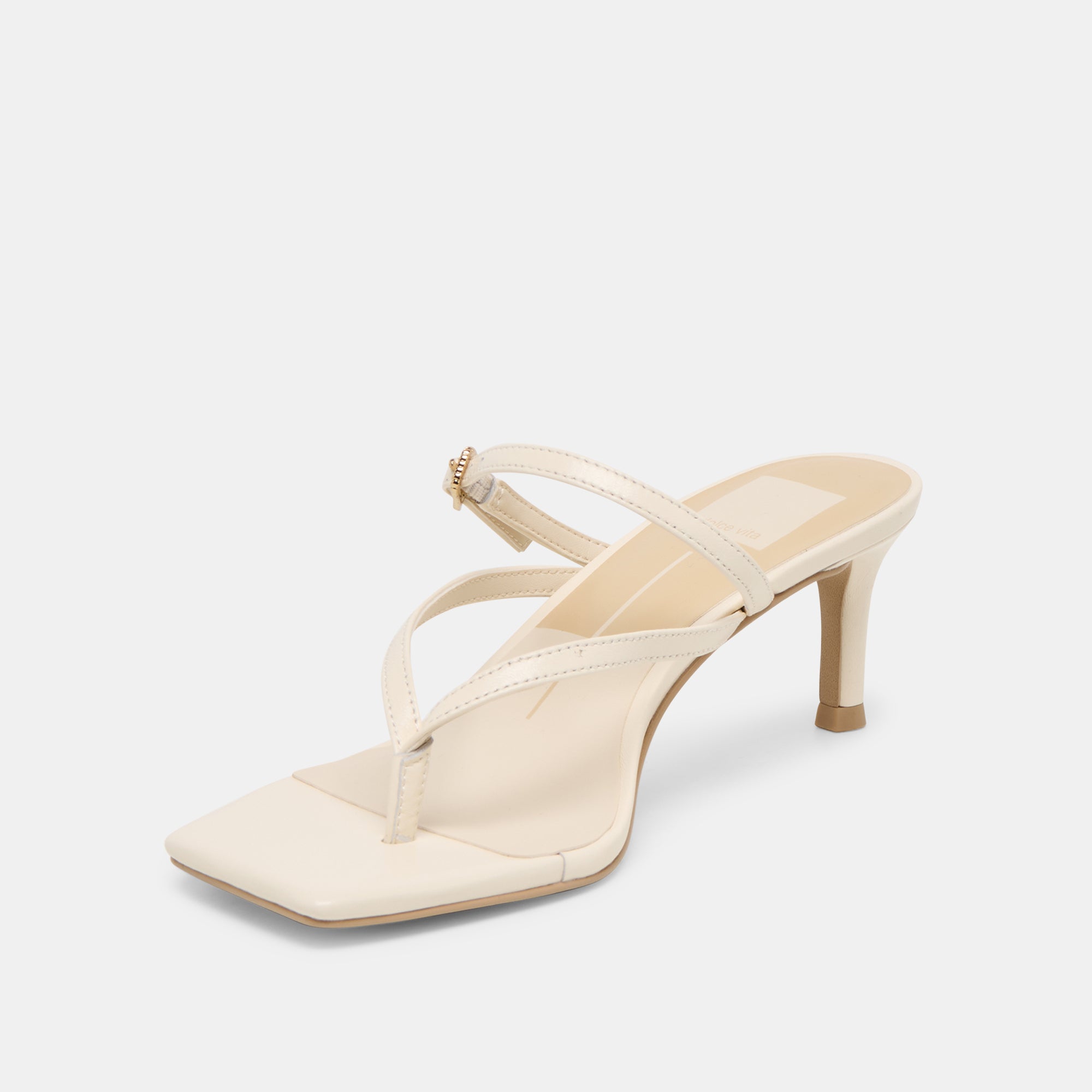 BIAGA HEELS OFF WHITE LEATHER - view 4
