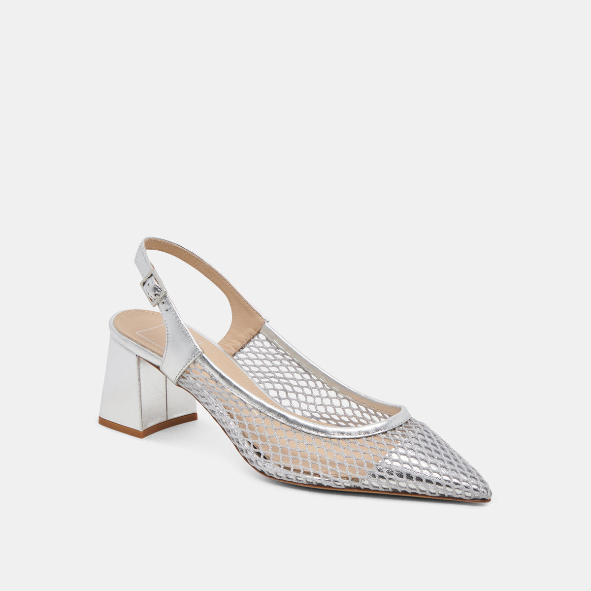BLONDI HEELS SILVER MESH - view 4