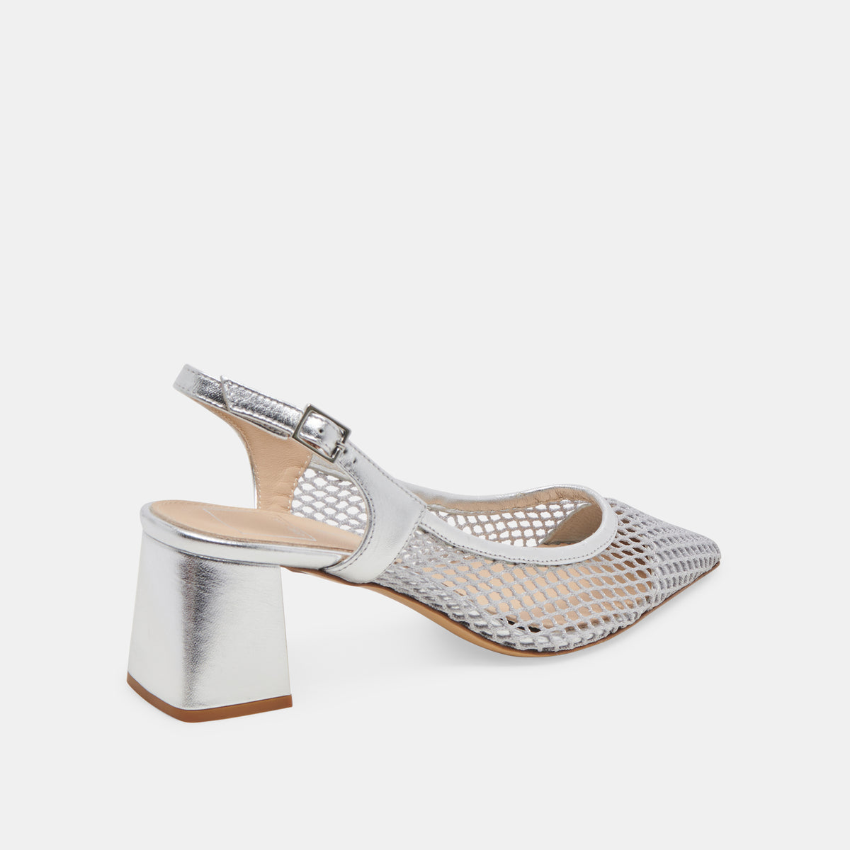 BLONDI HEELS SILVER MESH - view 6