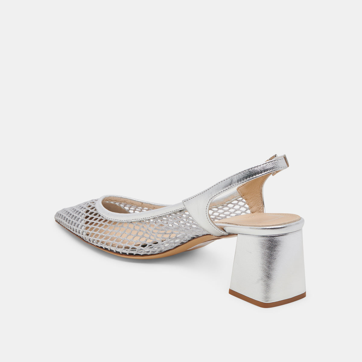 BLONDI HEELS SILVER MESH - view 8