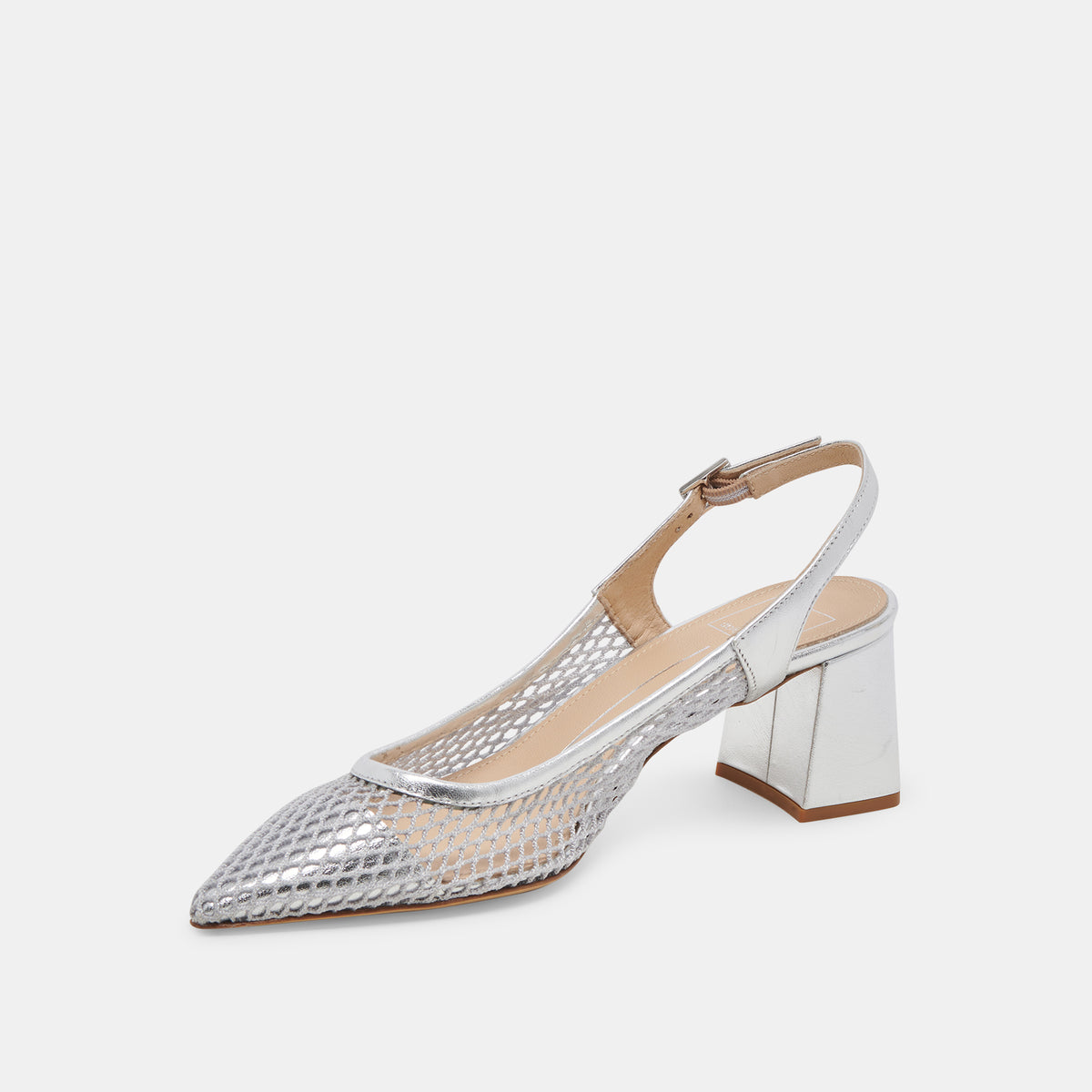 BLONDI HEELS SILVER MESH - view 7