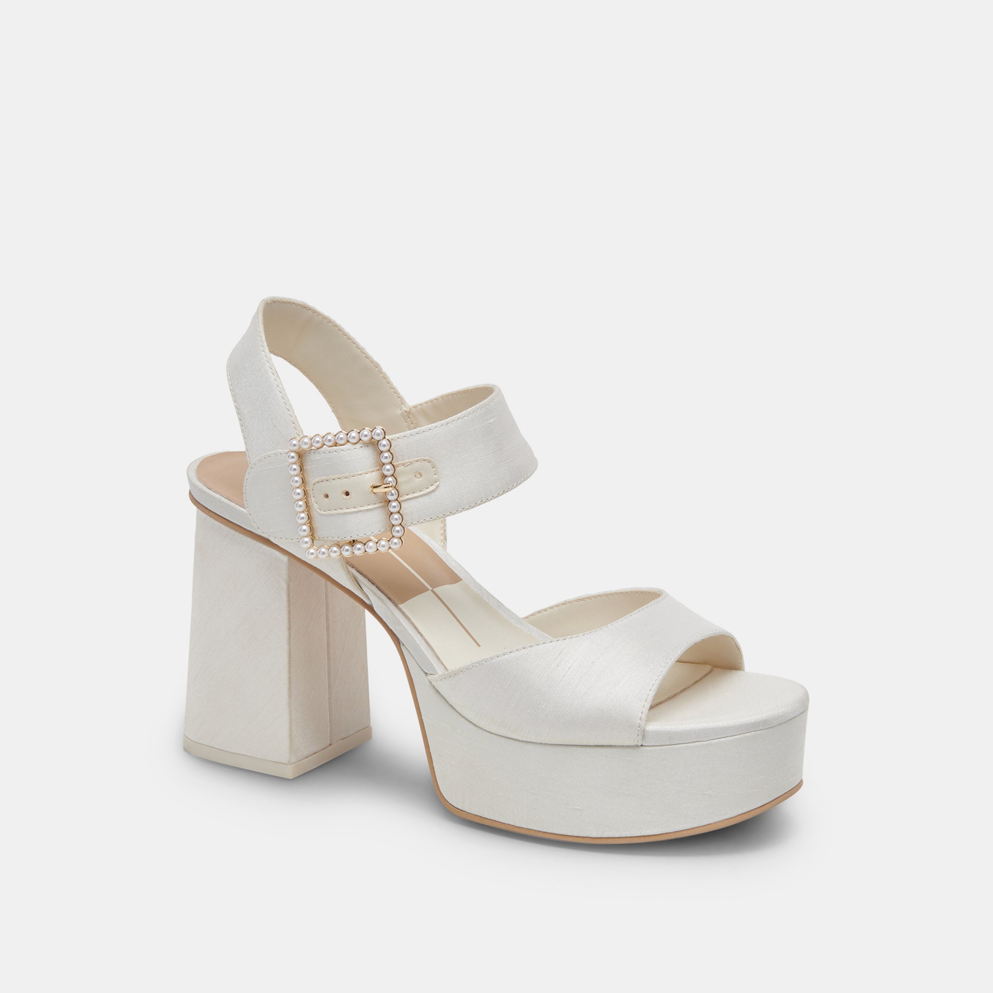 BOBBY PEARL HEELS WHITE PEARLS - re:vita - view 5