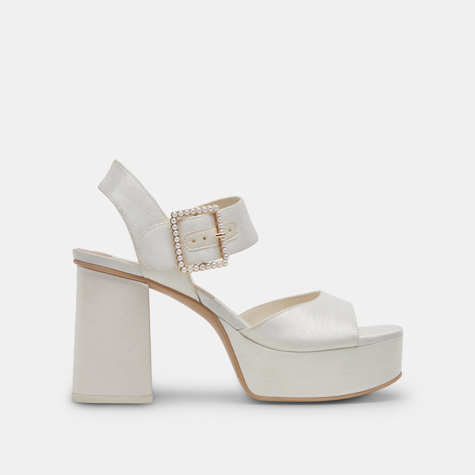BOBBY PEARL HEELS WHITE PEARLS - re:vita - view 2