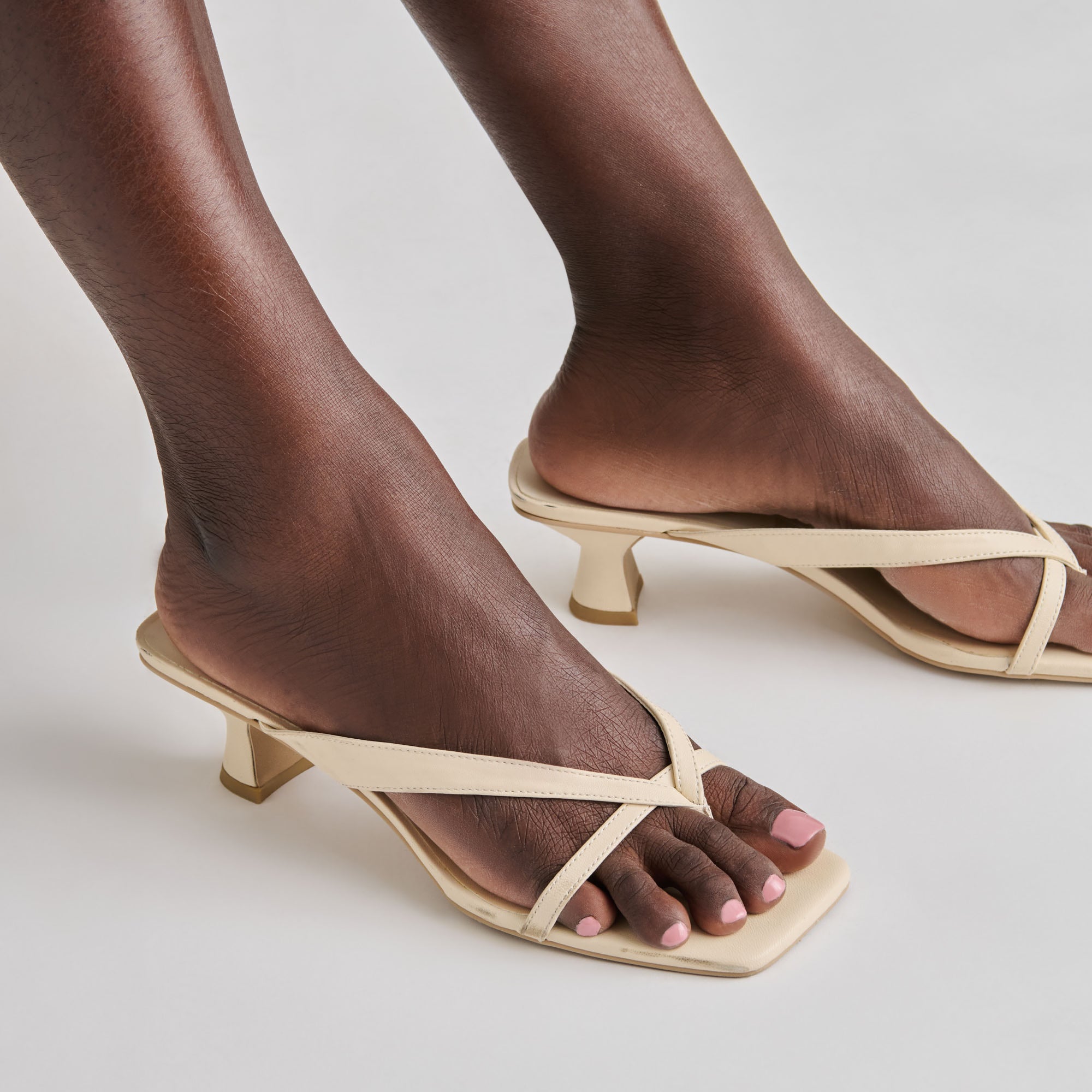 BREVEL HEELS BONE LEATHER - view 6