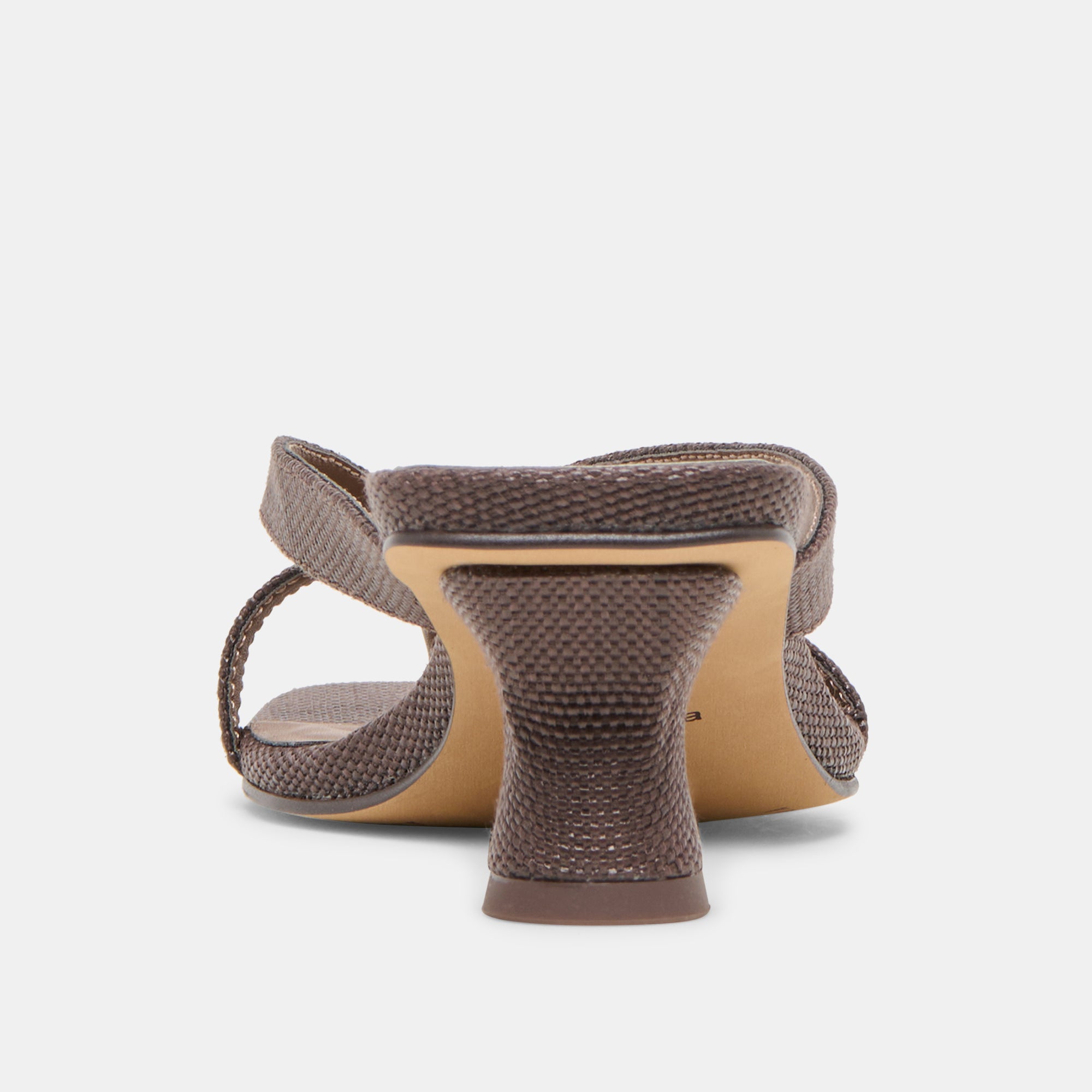 BREVEL HEELS CHOCOLATE RAFFIA - view 10
