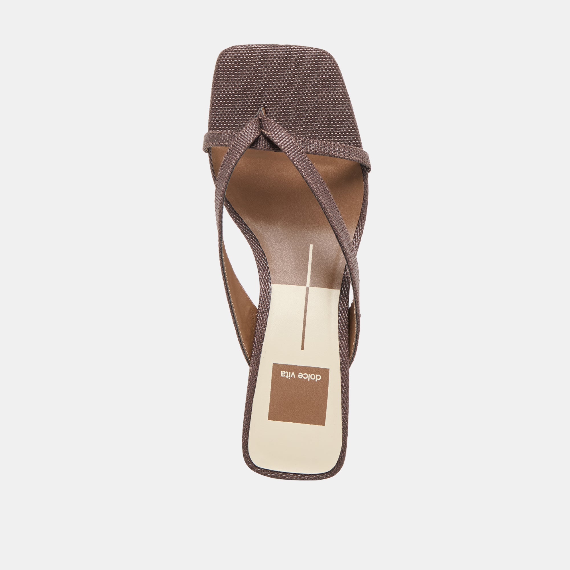 BREVEL HEELS CHOCOLATE RAFFIA - view 11