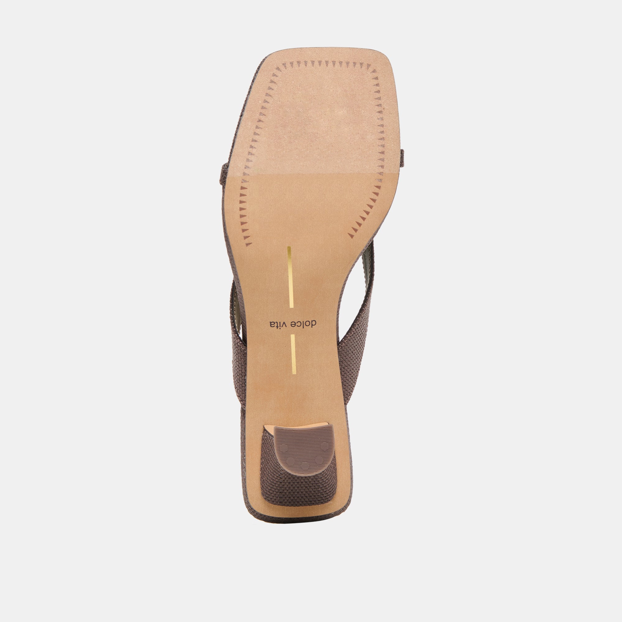 BREVEL HEELS CHOCOLATE RAFFIA - view 12
