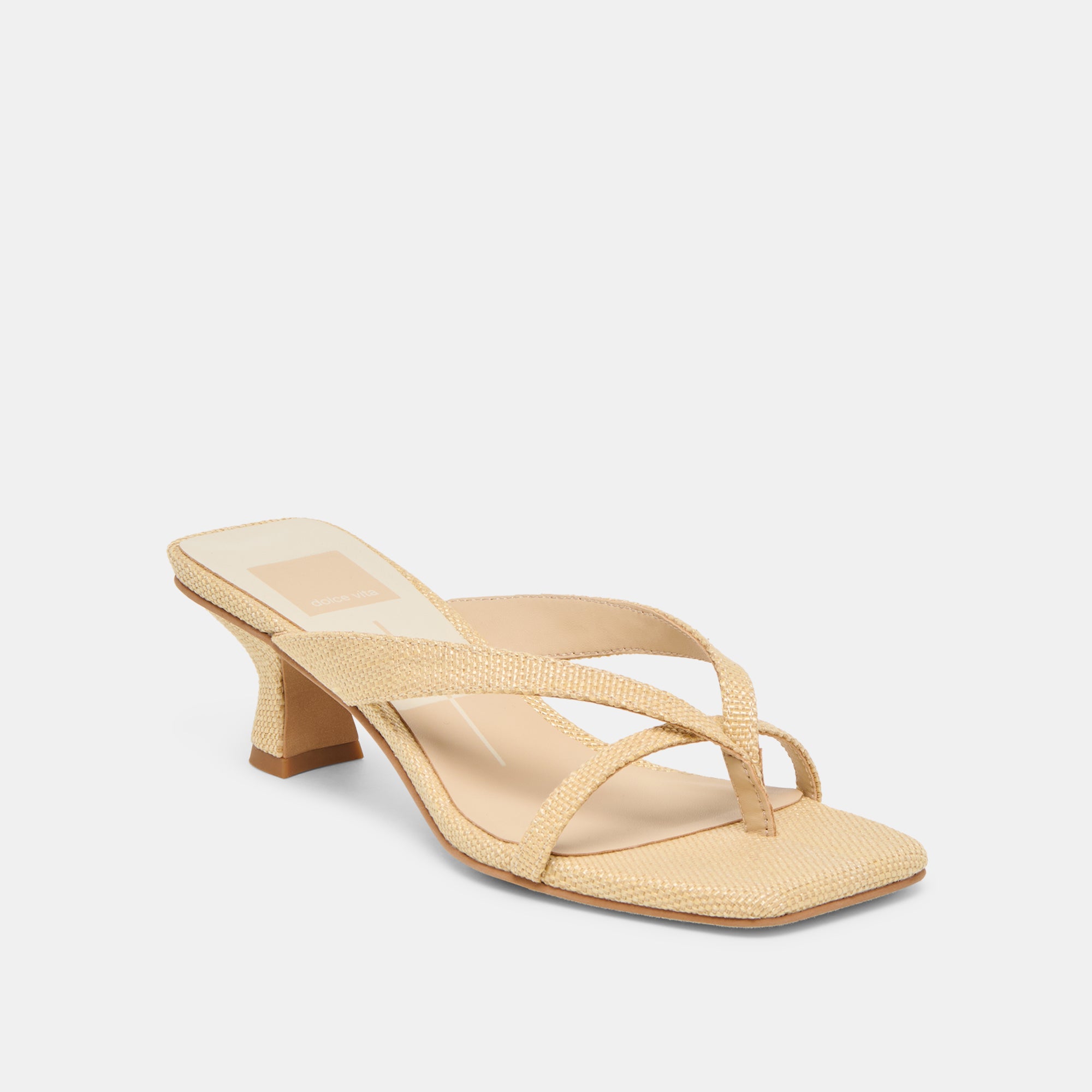 BREVEL HEELS NATURAL RAFFIA - view 3