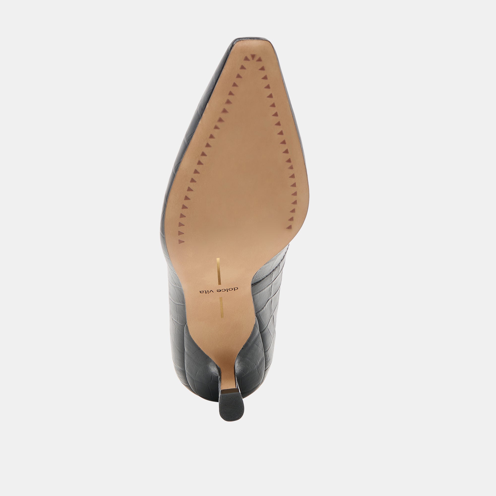 BRIONA HEELS NOIR CROCO EMBOSSED LEATHER - view 9