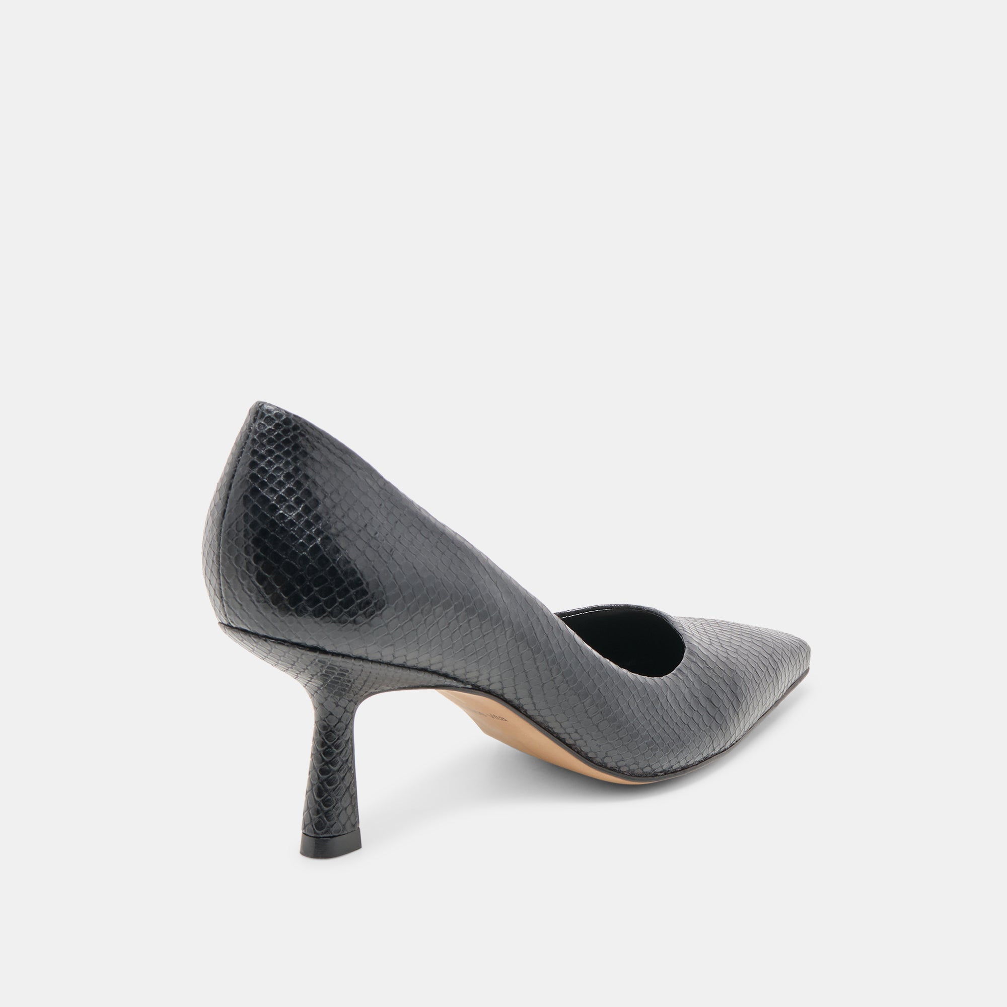 BRIONA HEELS ONYX EMBOSSED LEATHER - view 5