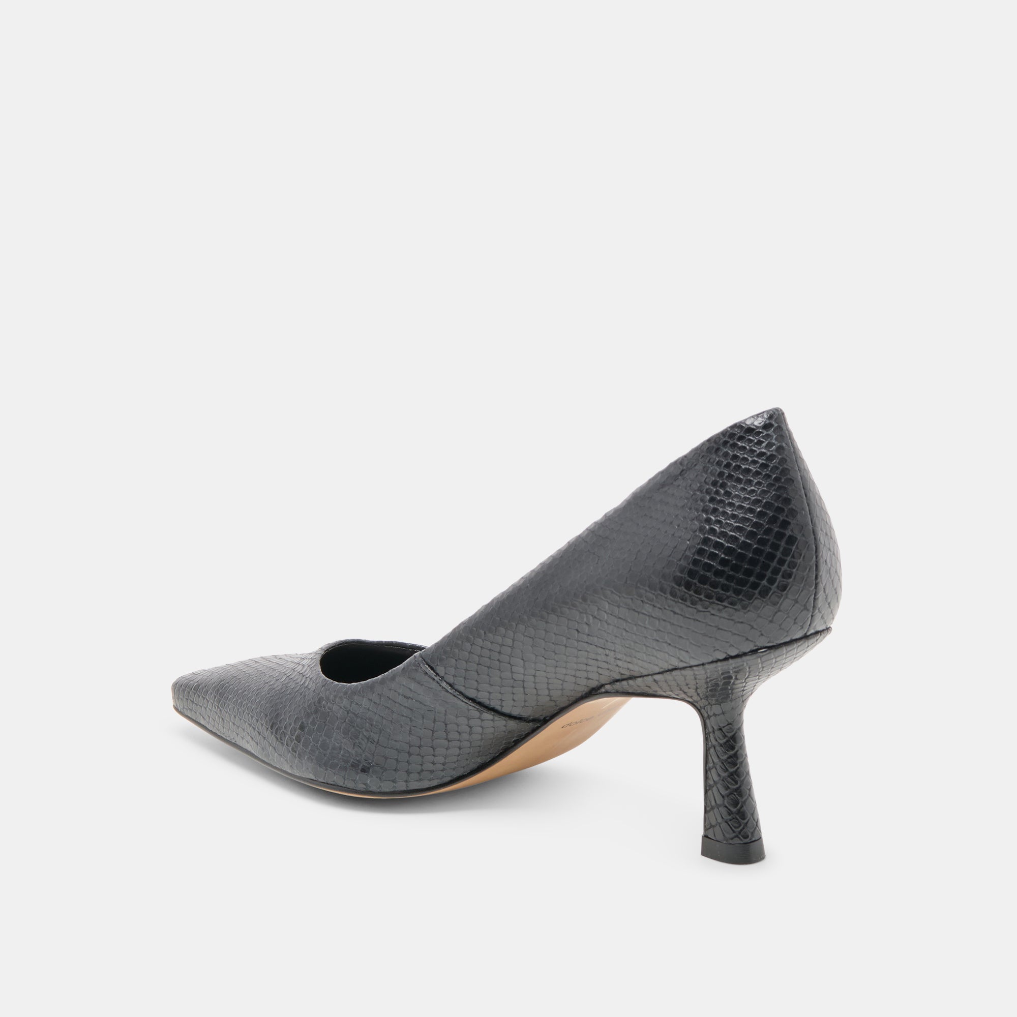 BRIONA HEELS ONYX EMBOSSED LEATHER - view 8