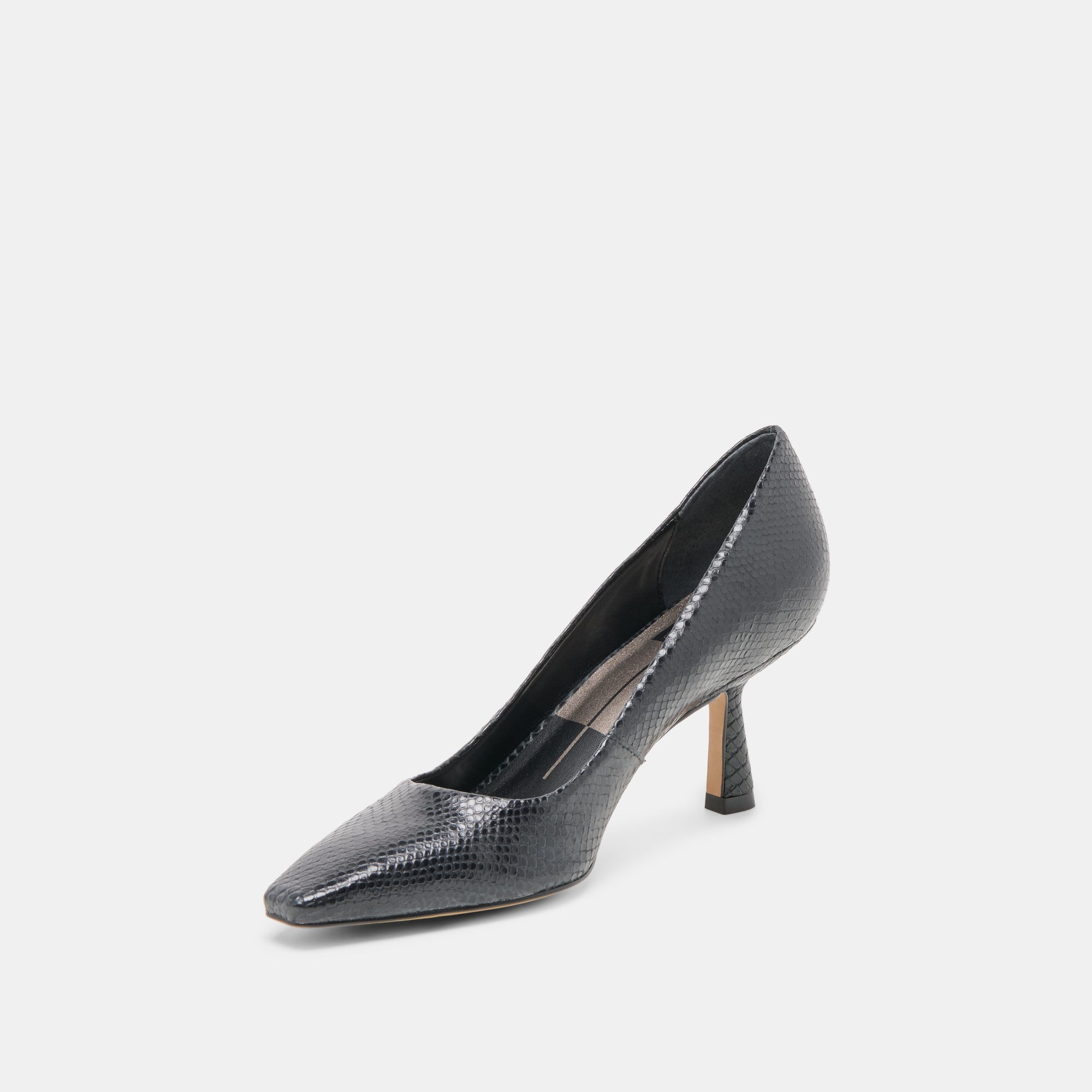 BRIONA HEELS ONYX EMBOSSED LEATHER - view 7