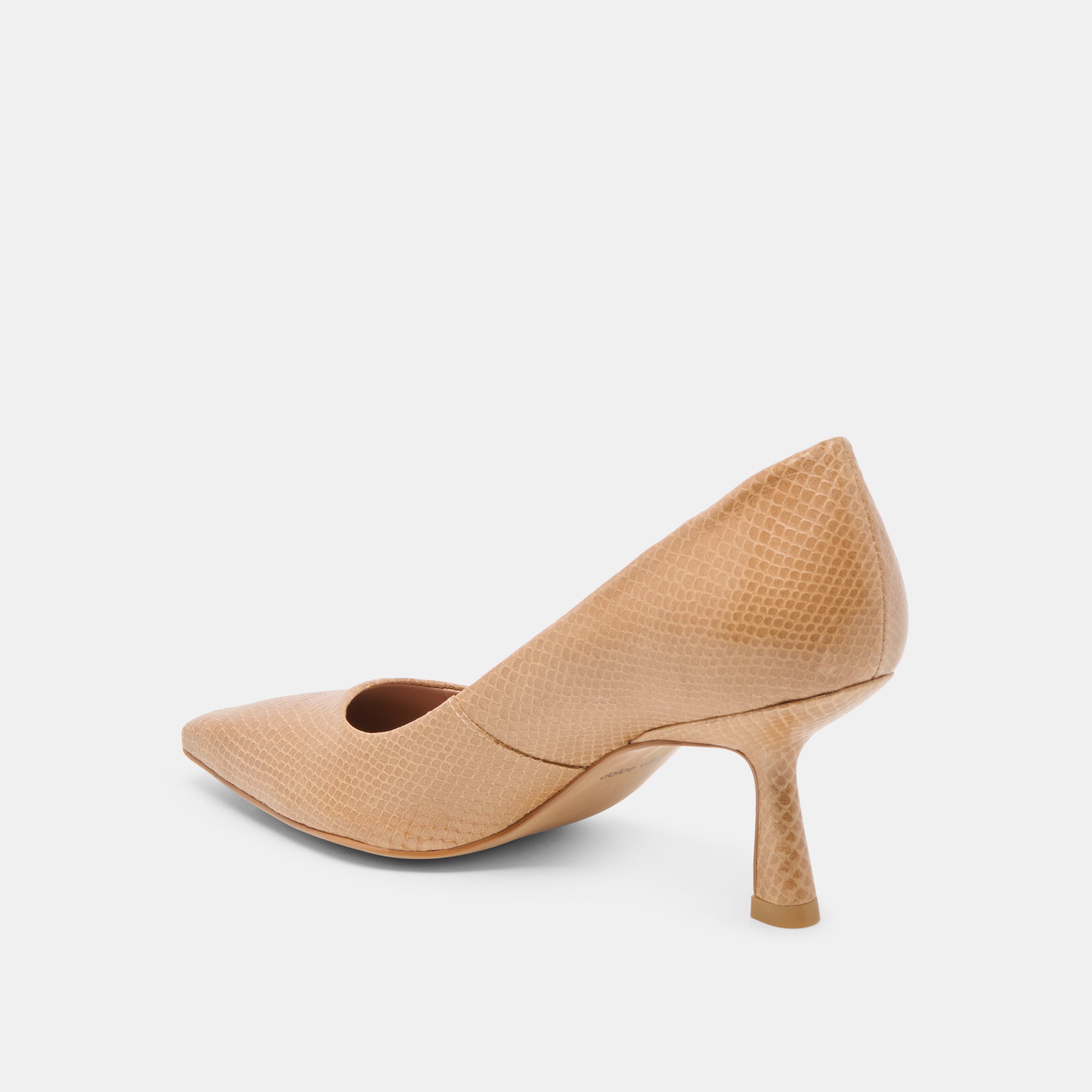 BRIONA HEELS WHISKEY EMBOSSED LEATHER - view 5