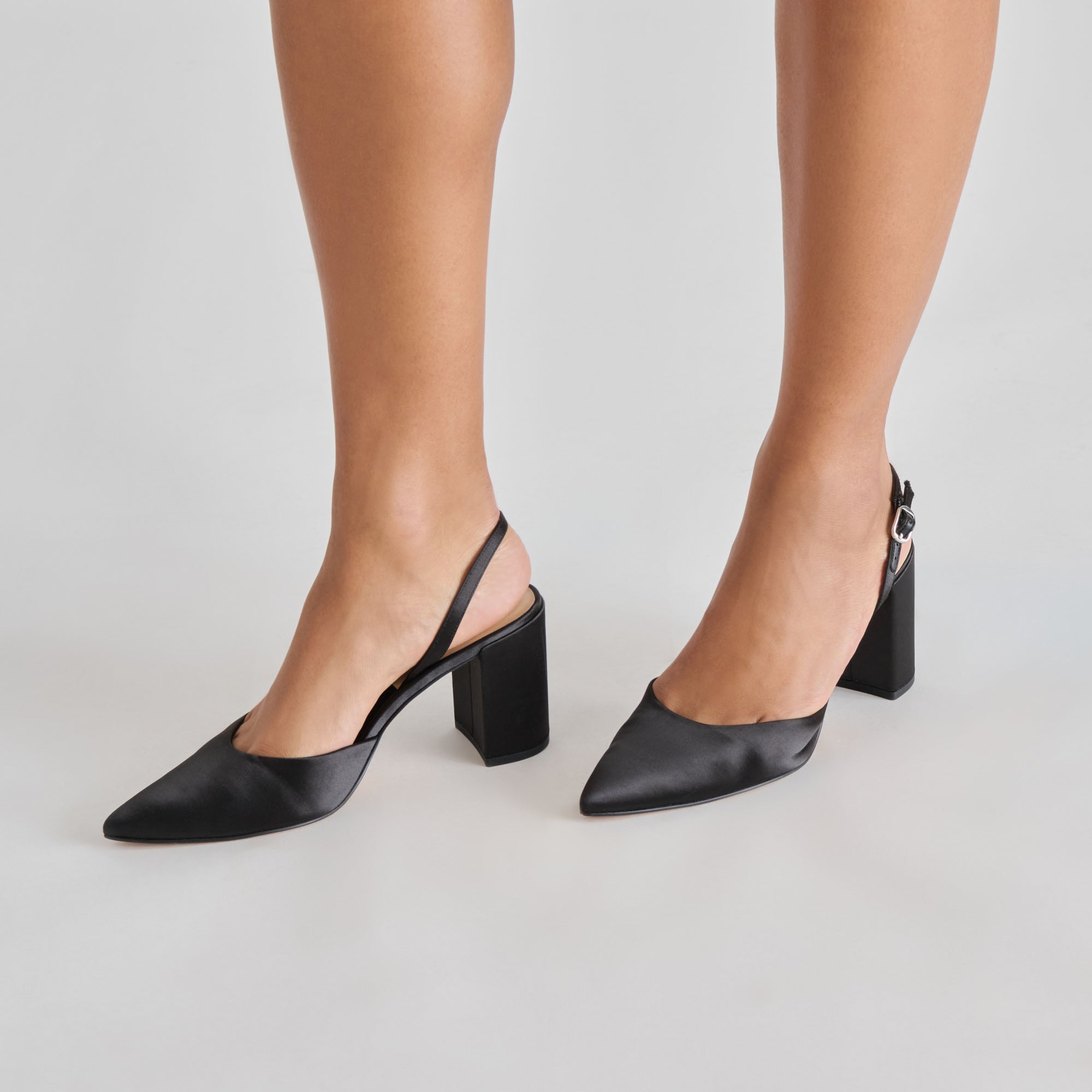 CAREL HIGH HEELS ONYX SATIN