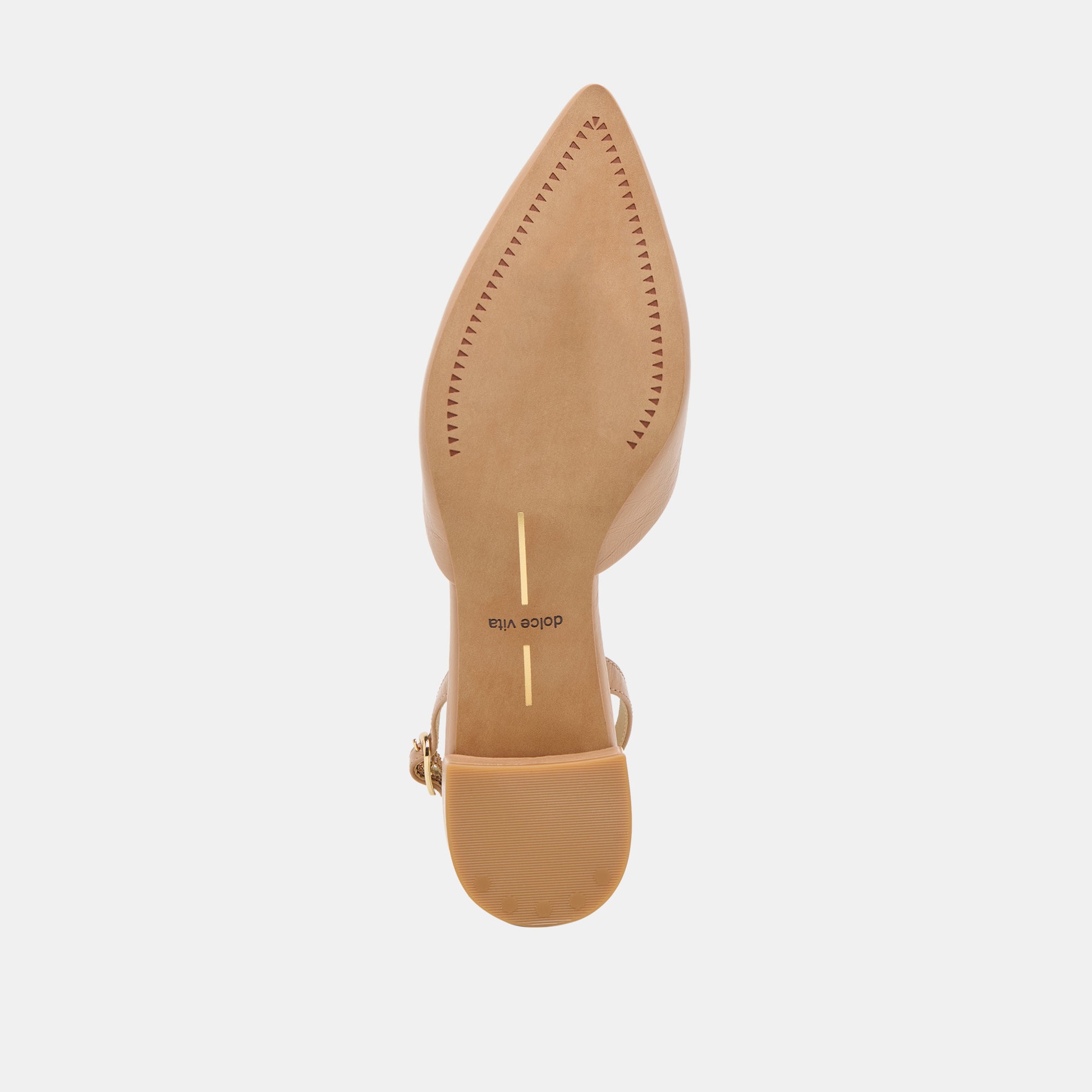 CAREL WIDE HEELS LT TAN CRINKLE PATENT LEATHER - view 9