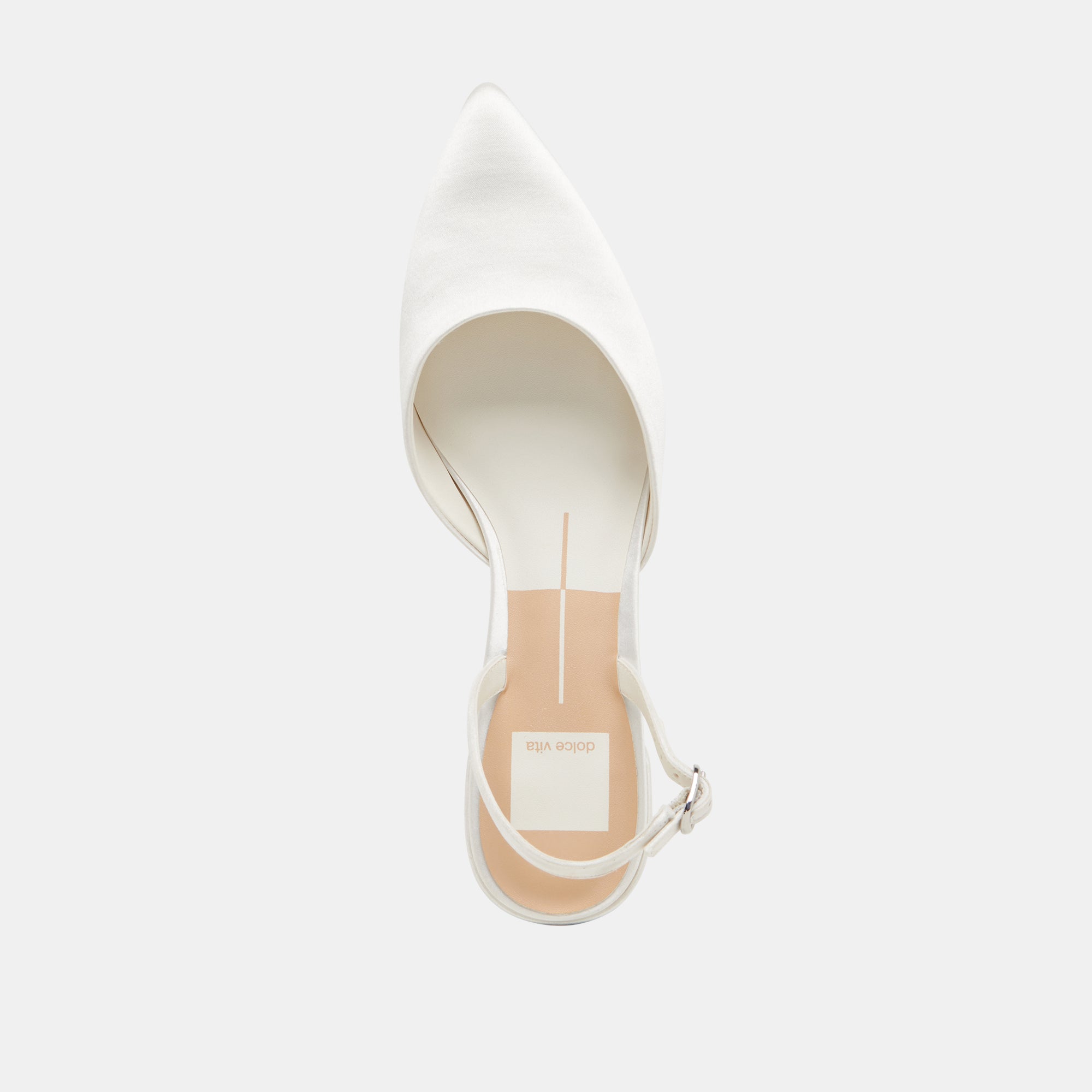 CAREL WIDE HEELS TRUE WHITE SATIN - view 8