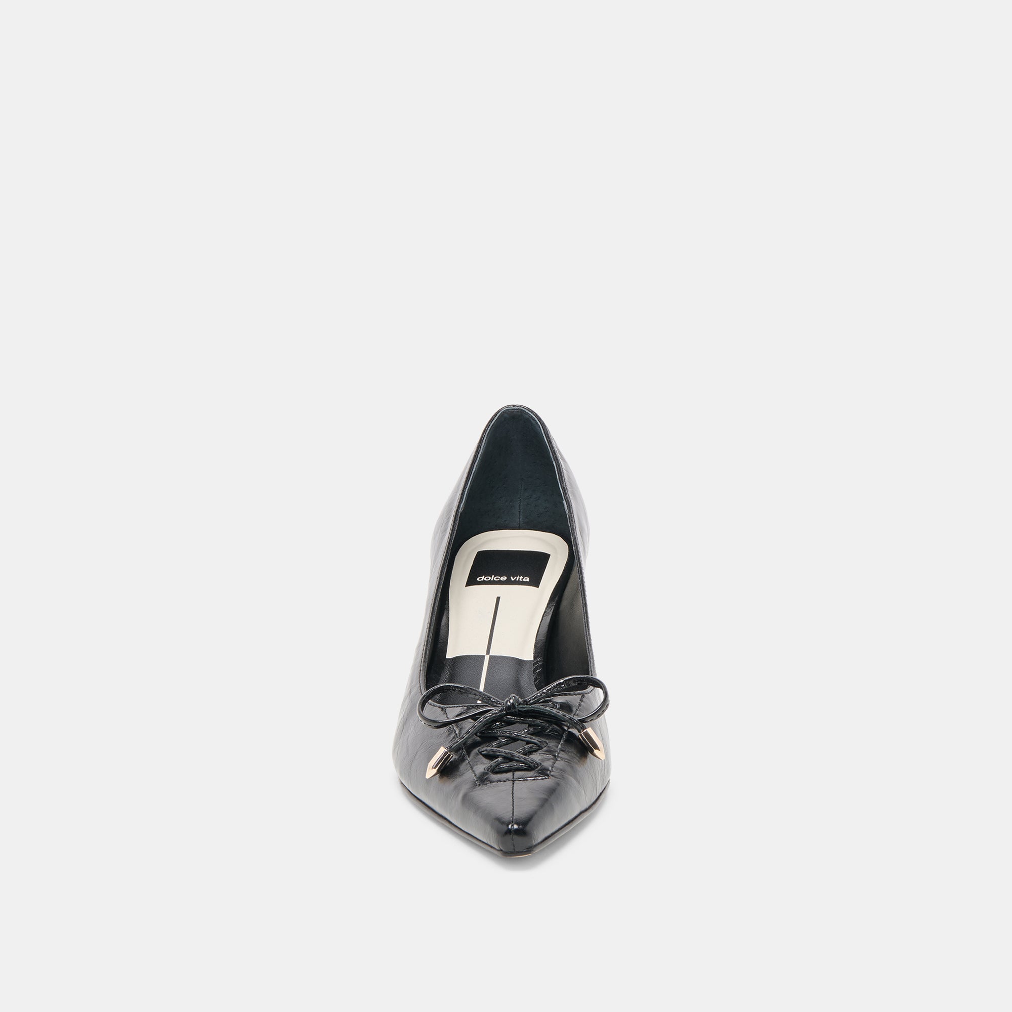 CLARIE HEELS MIDNIGHT CRINKLE PATENT LEATHER - view 8