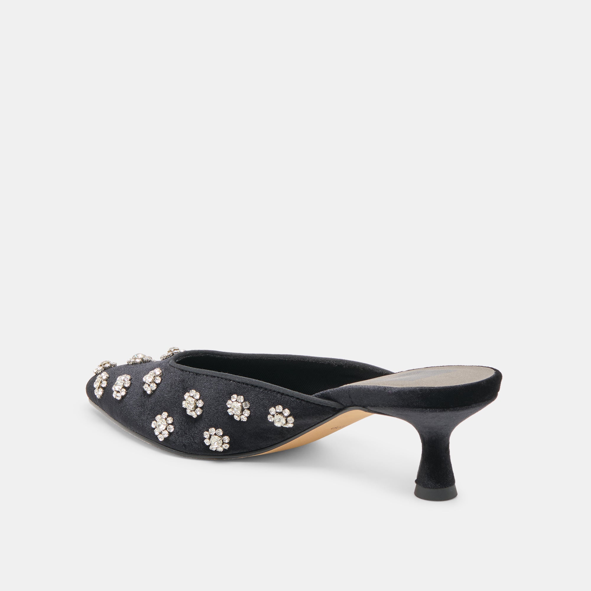 CLARA HEELS NERO VELVET