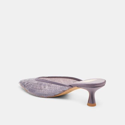 CLEO SEQUIN HEELS SMOKE SEQUIN