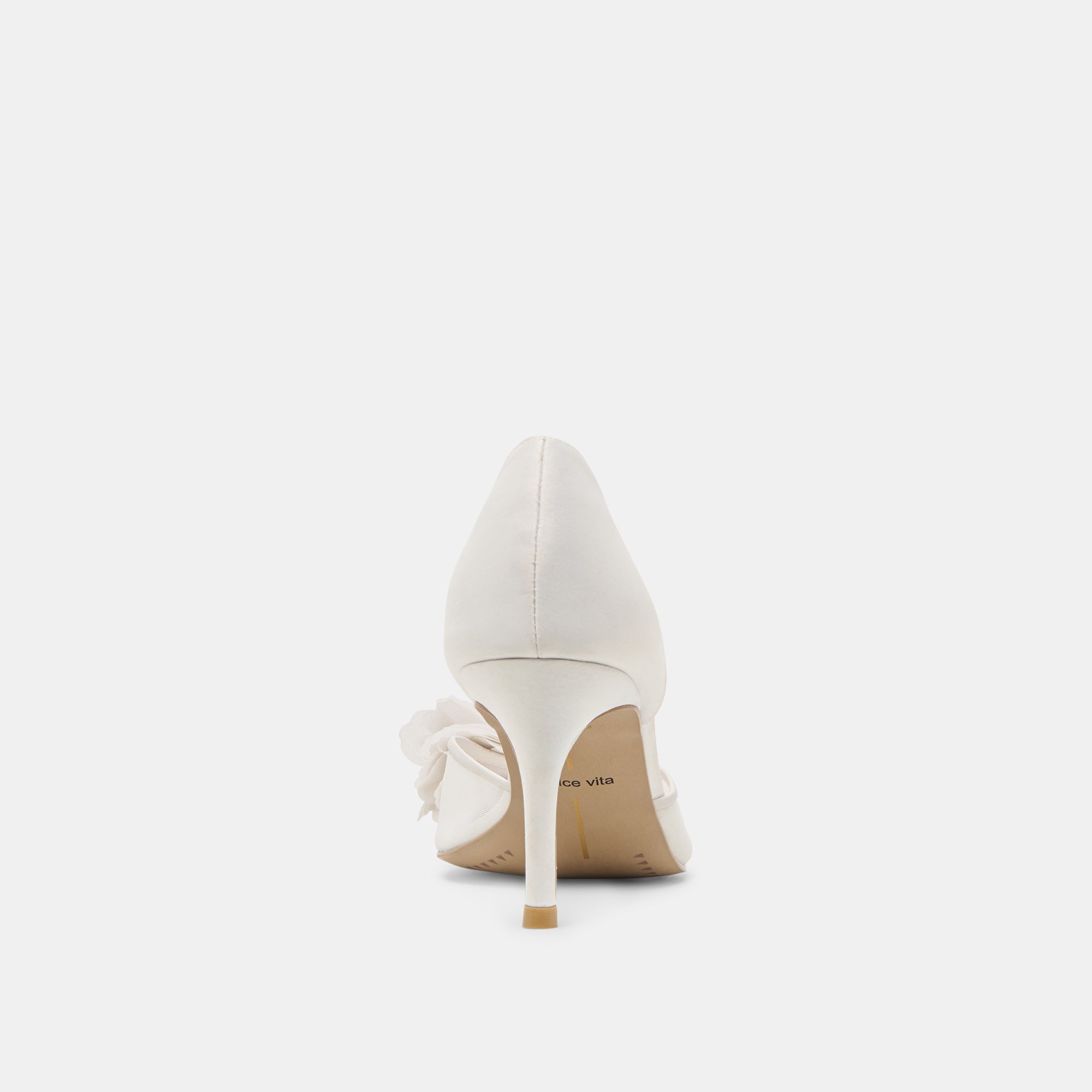 EVELIN HEELS WHITE MESH - view 10