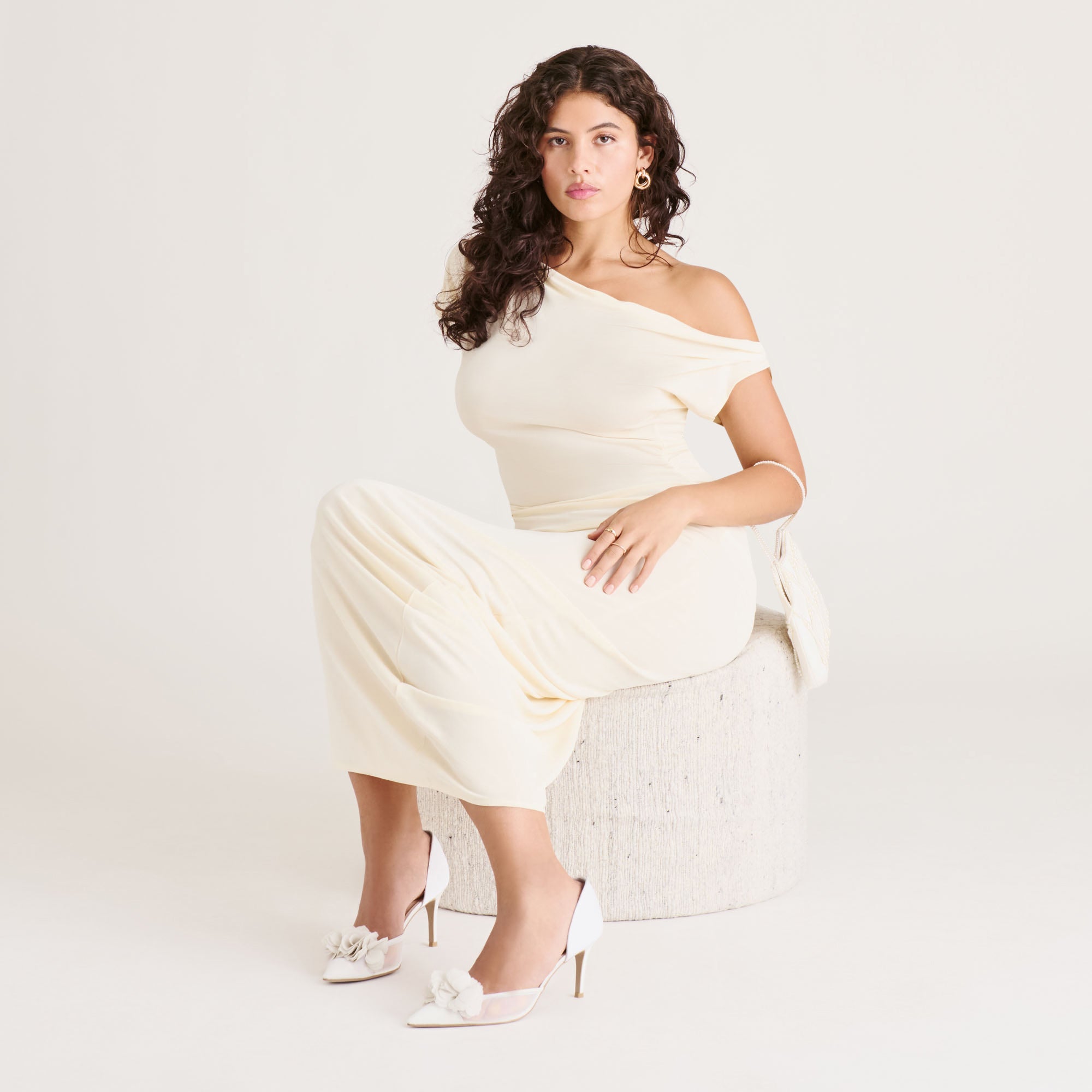 EVELIN HEELS WHITE MESH - view 4