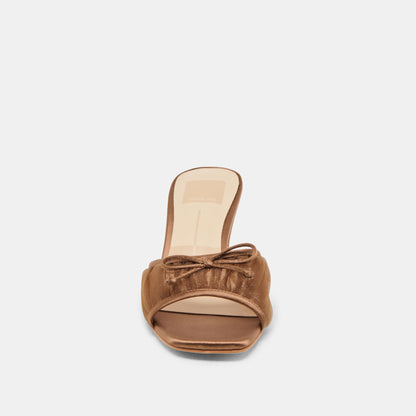 GALEN HEELS MID BROWN TULLE