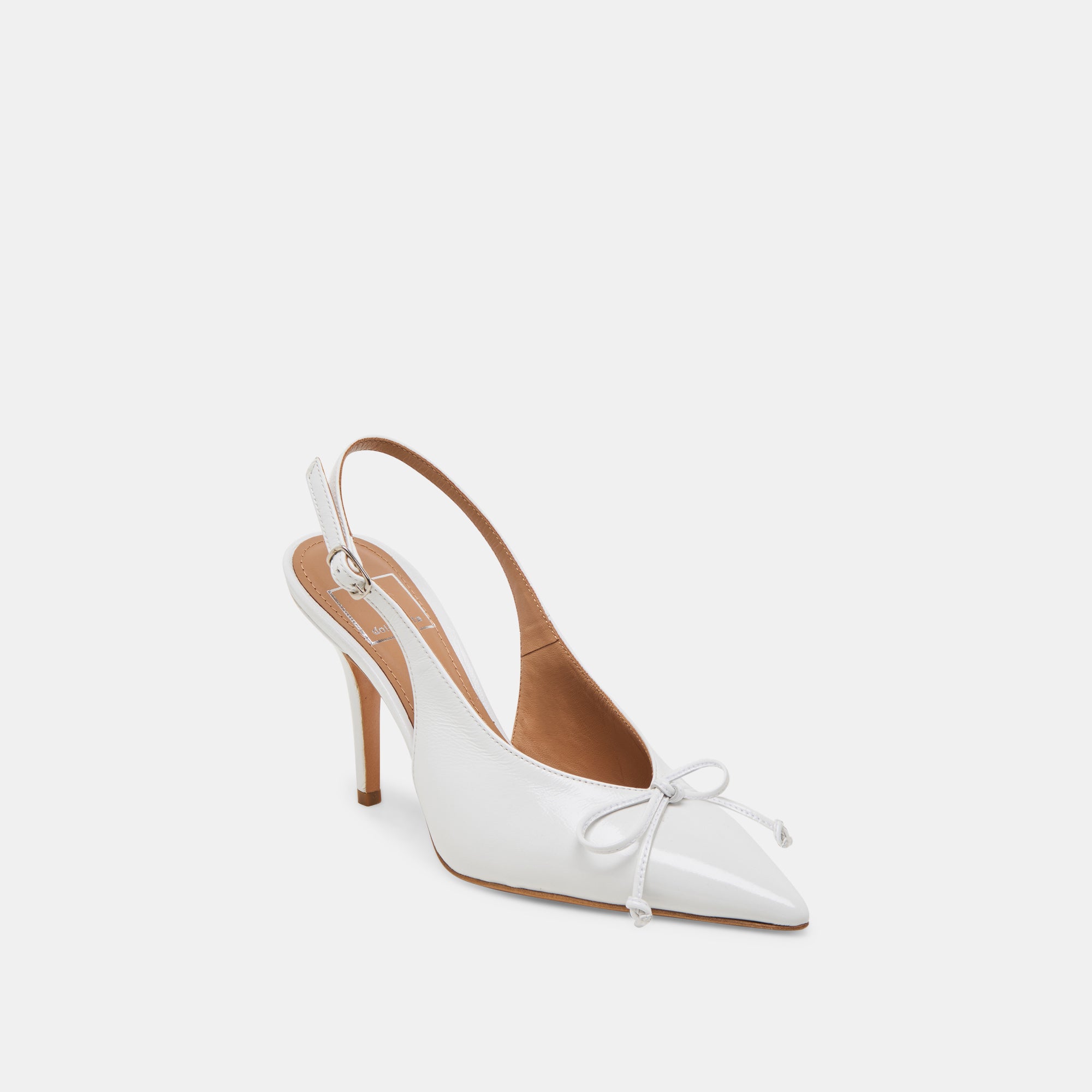 GEENA HEELS WHITE LEATHER - view 2