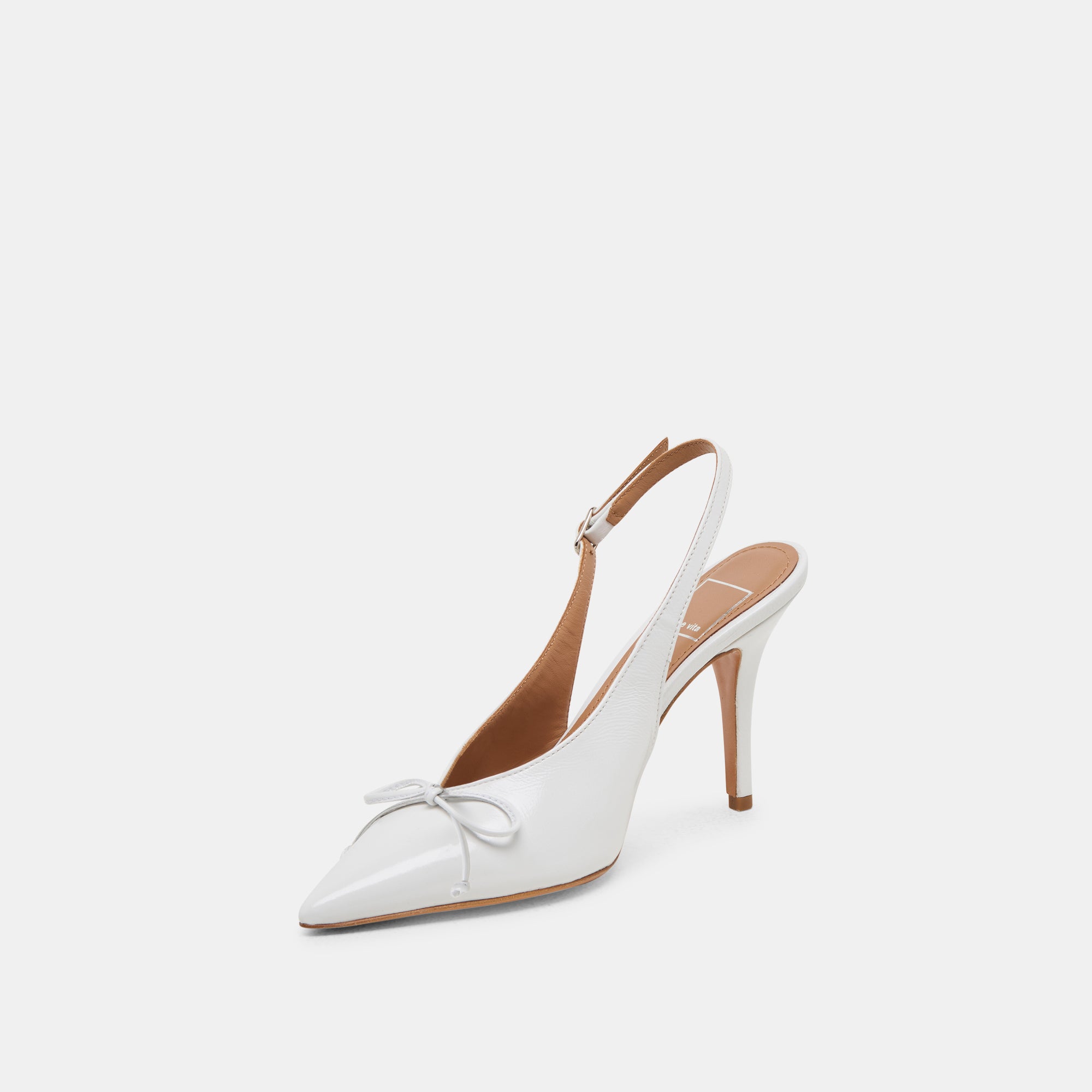 GEENA HEELS WHITE LEATHER - view 4