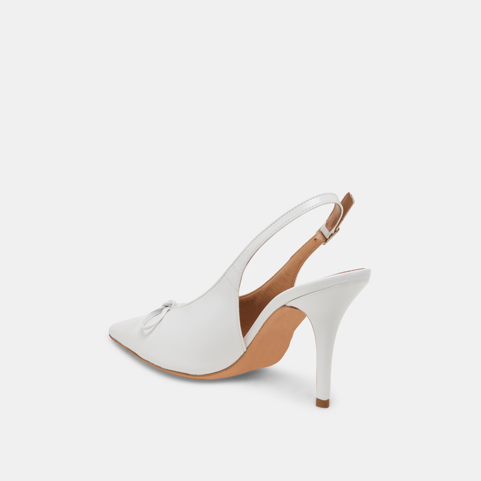 GEENA HEELS WHITE LEATHER - view 5