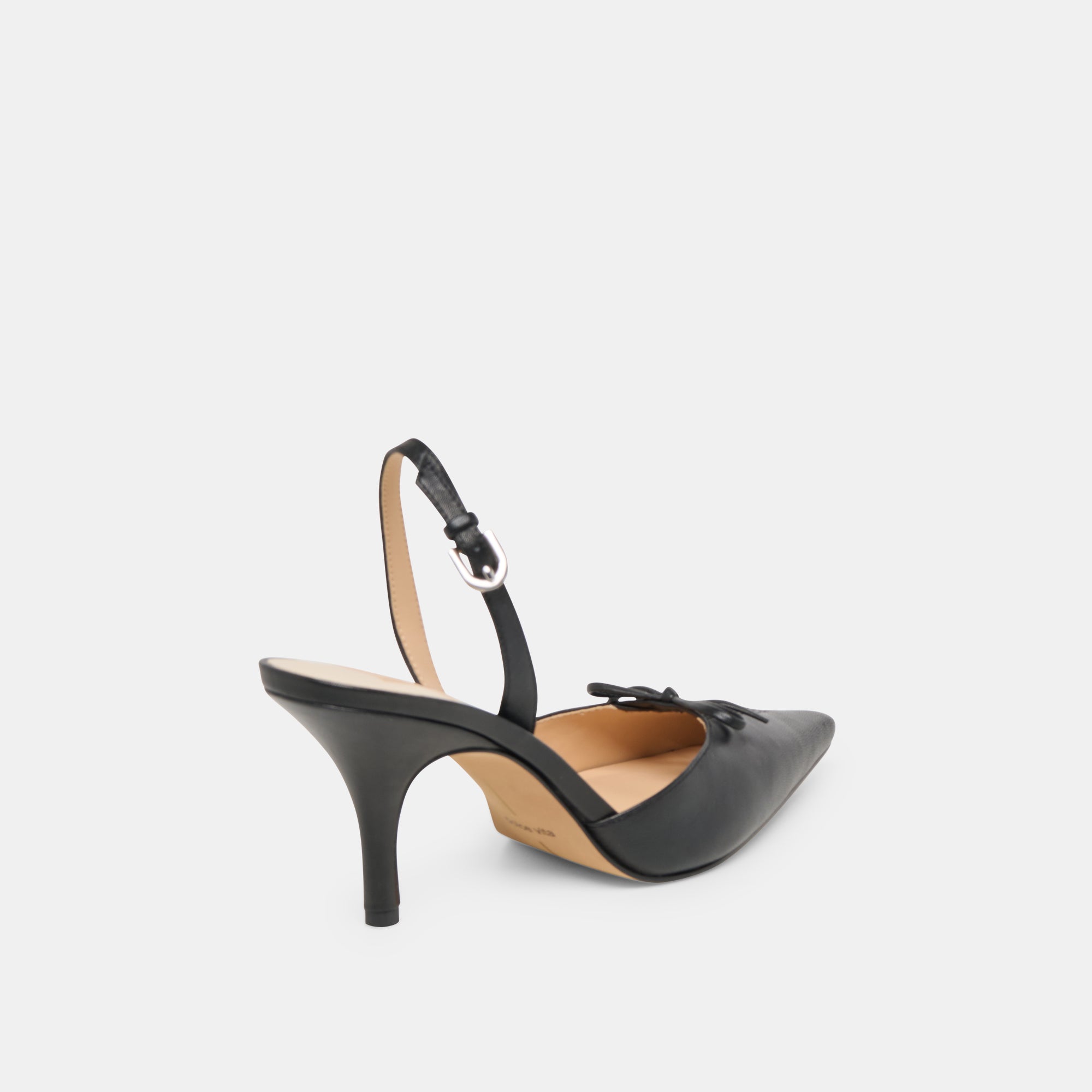 HAMYA HEELS BLACK LEATHER - view 3