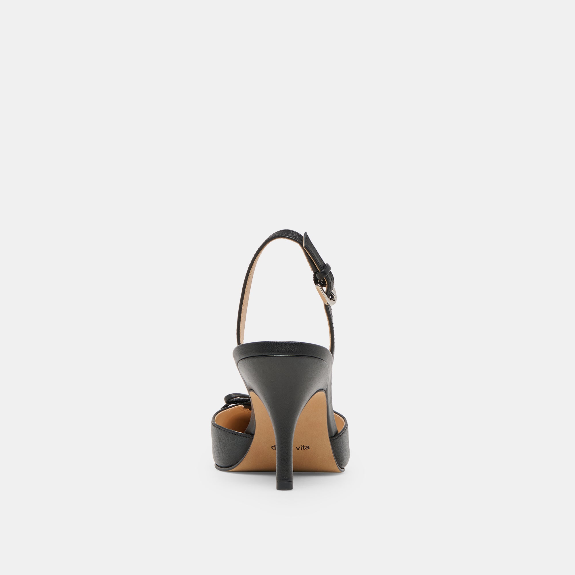 HAMYA HEELS BLACK LEATHER - view 7