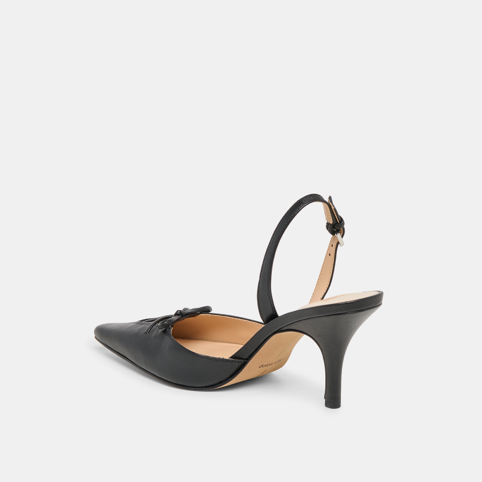 HAMYA HEELS BLACK LEATHER - view 5