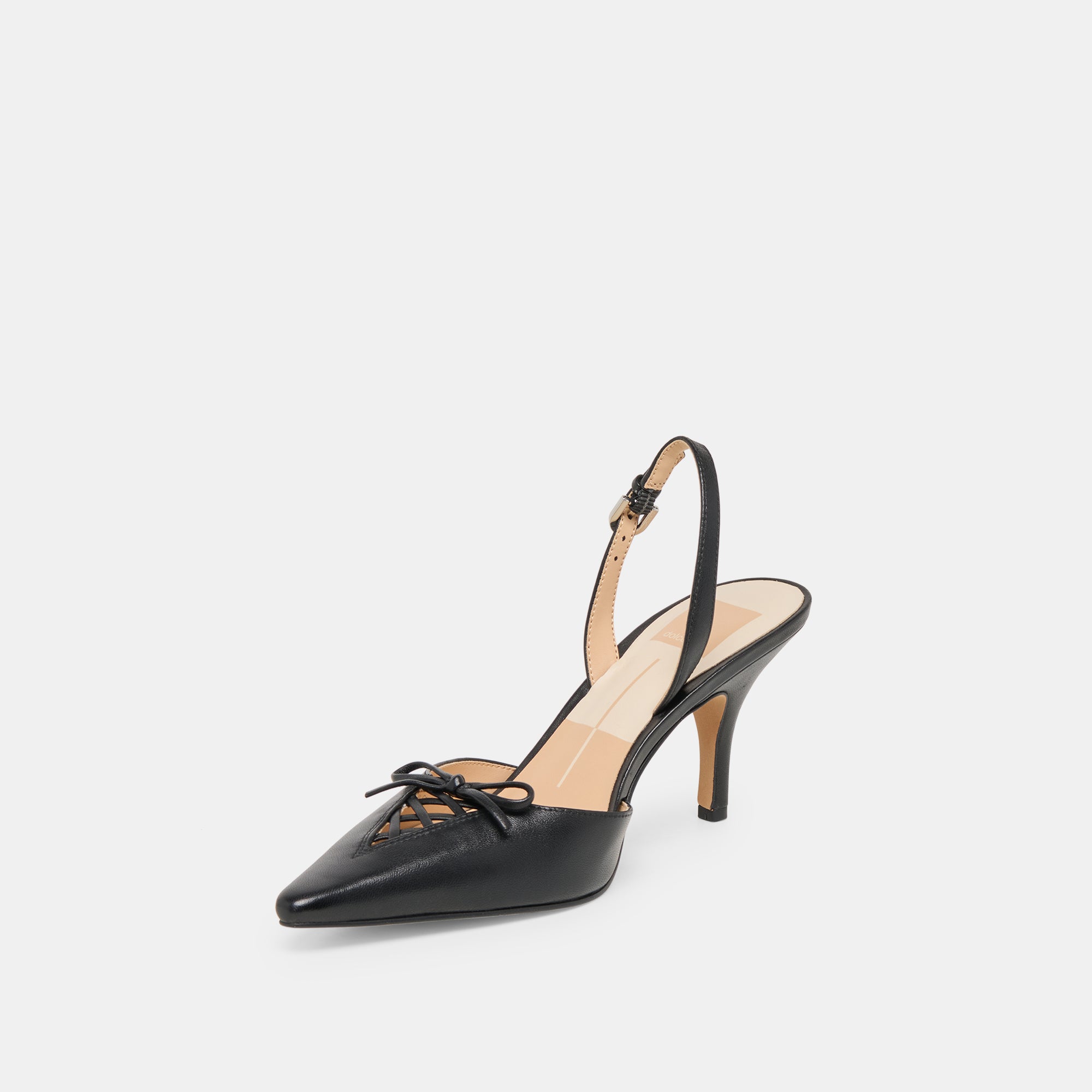 HAMYA HEELS BLACK LEATHER - view 4