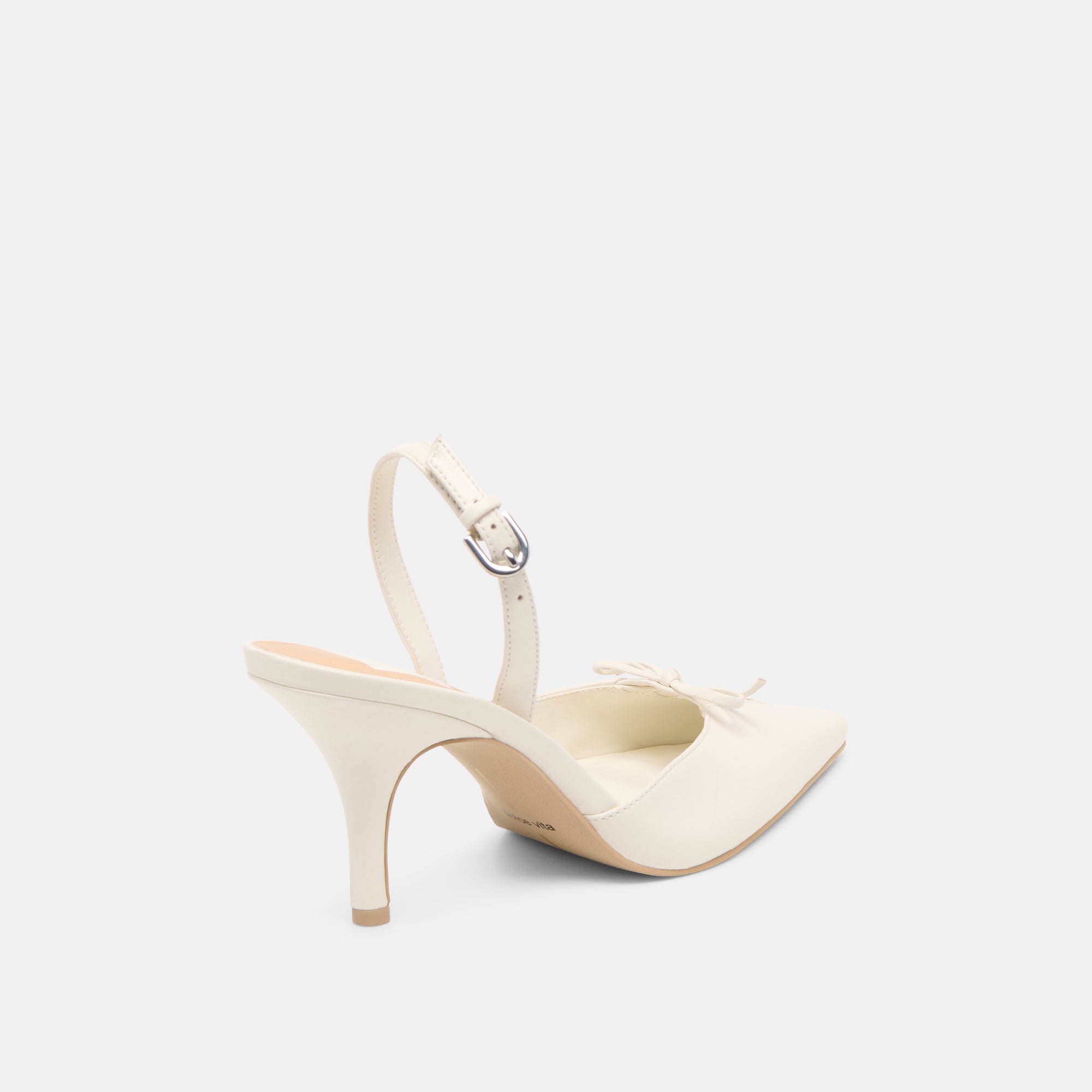 HAMYA HEELS WHITE LEATHER - view 5