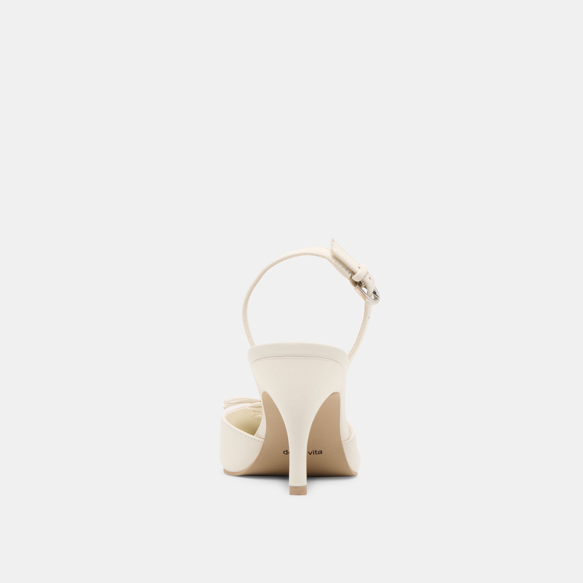 HAMYA HEELS WHITE LEATHER - view 10