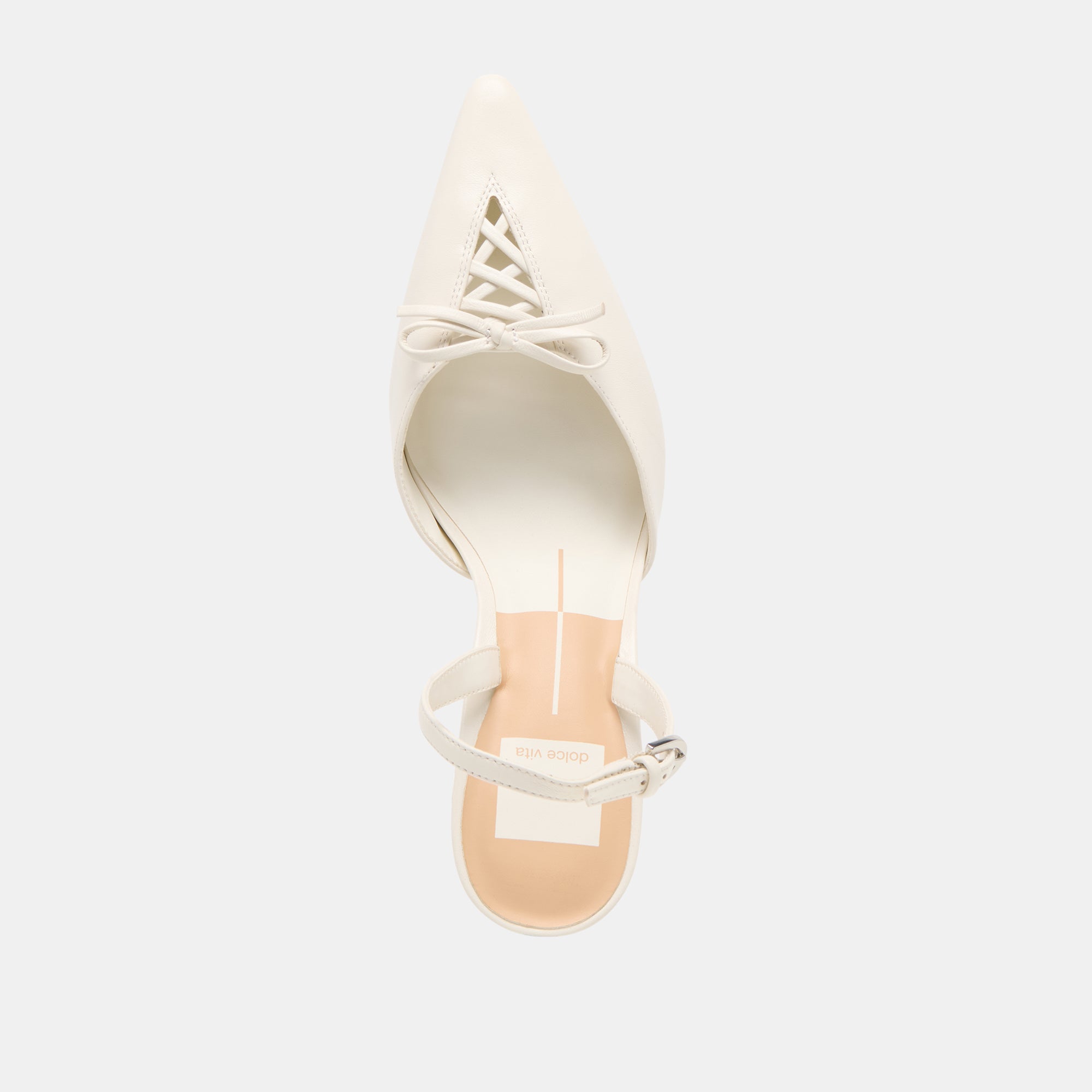 HAMYA HEELS WHITE LEATHER - view 11