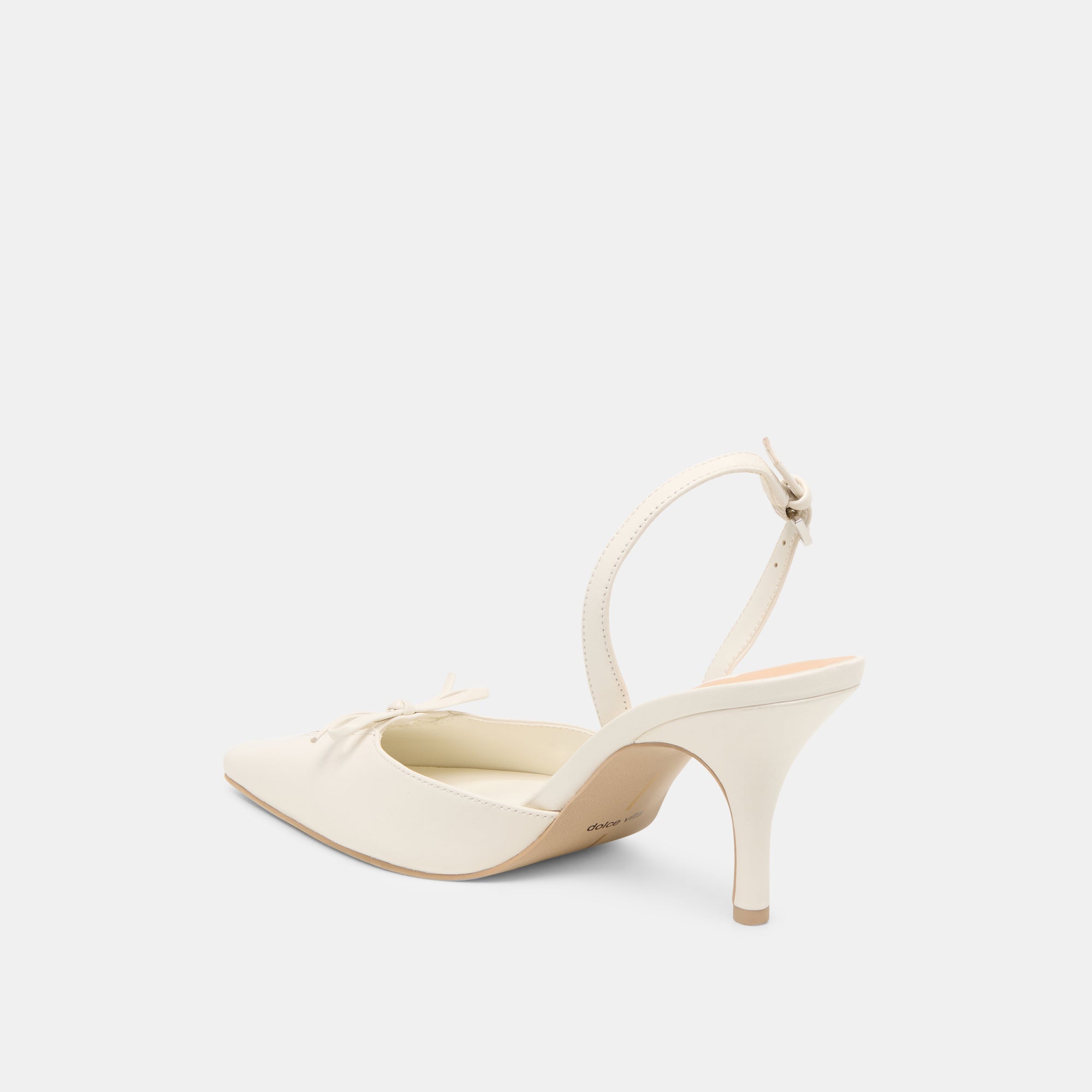 HAMYA HEELS WHITE LEATHER - view 8