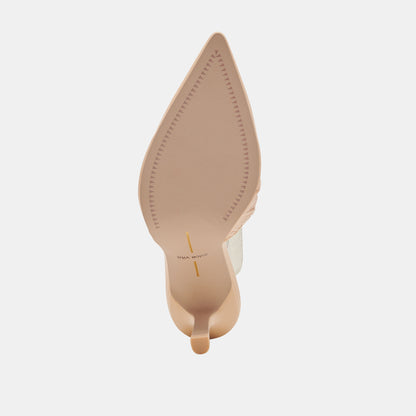 KAIRI HEELS FRENCH VANILLA LEATHER