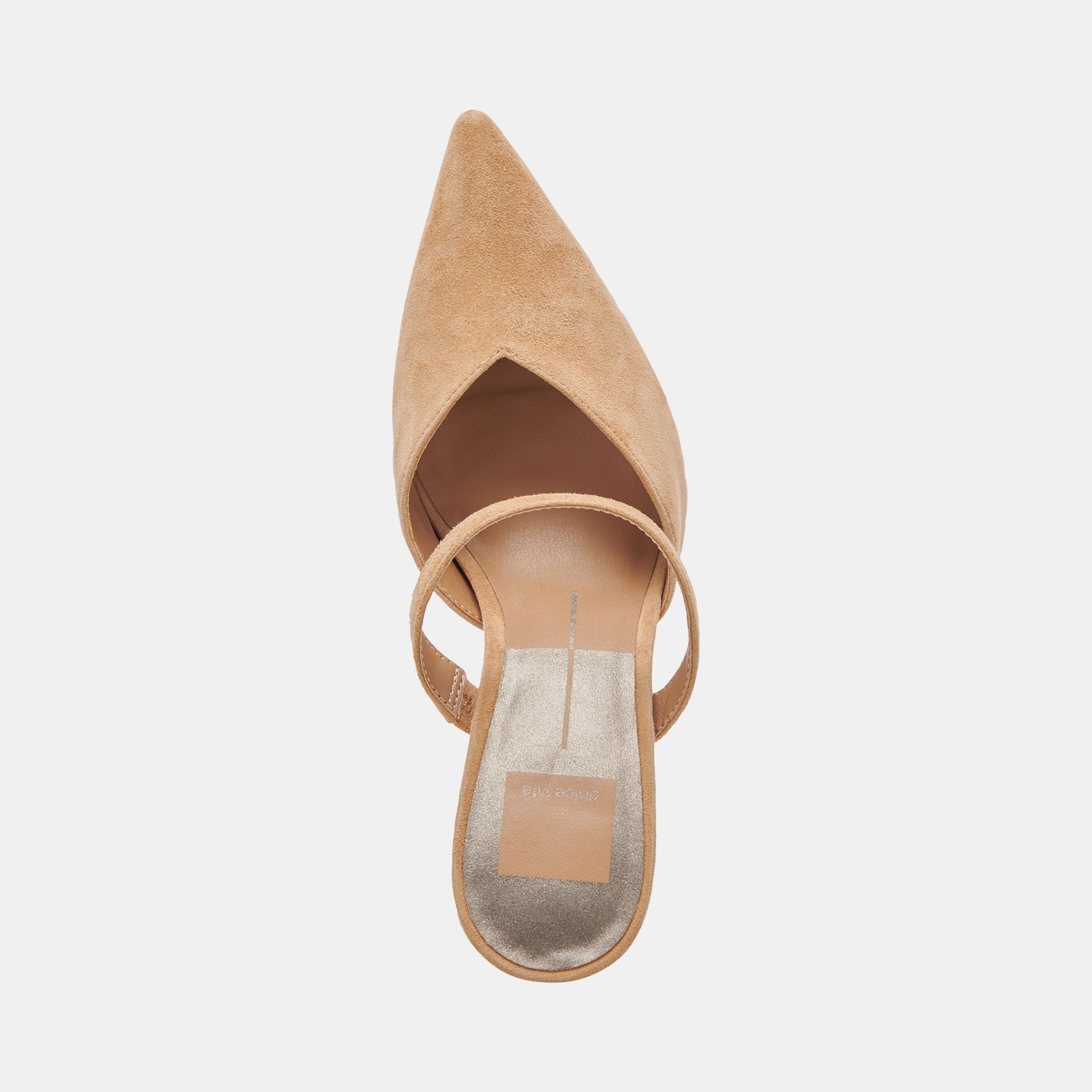 KANIKA HEELS TAN SUEDE - re:vita