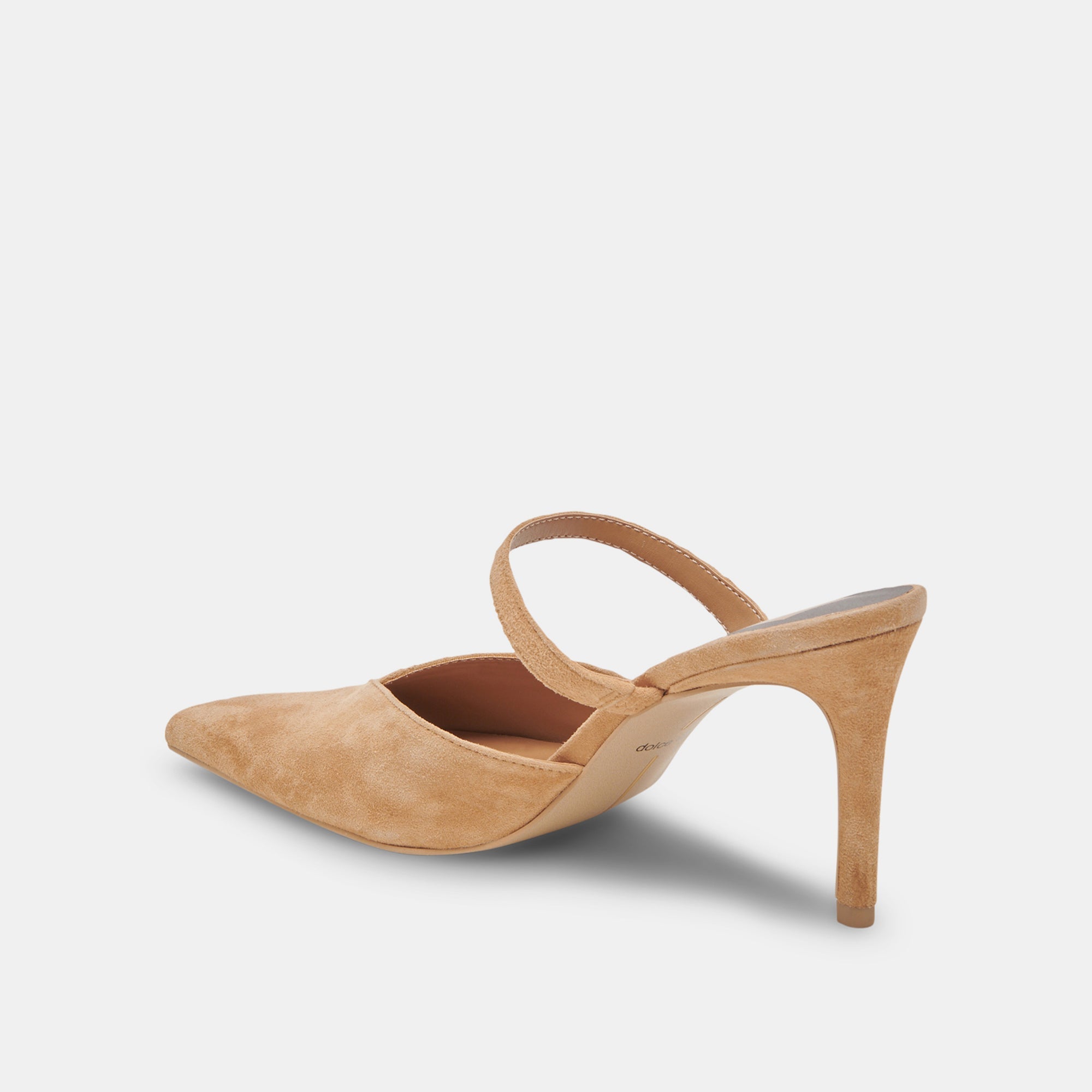 KANIKA HEELS TAN SUEDE - re:vita