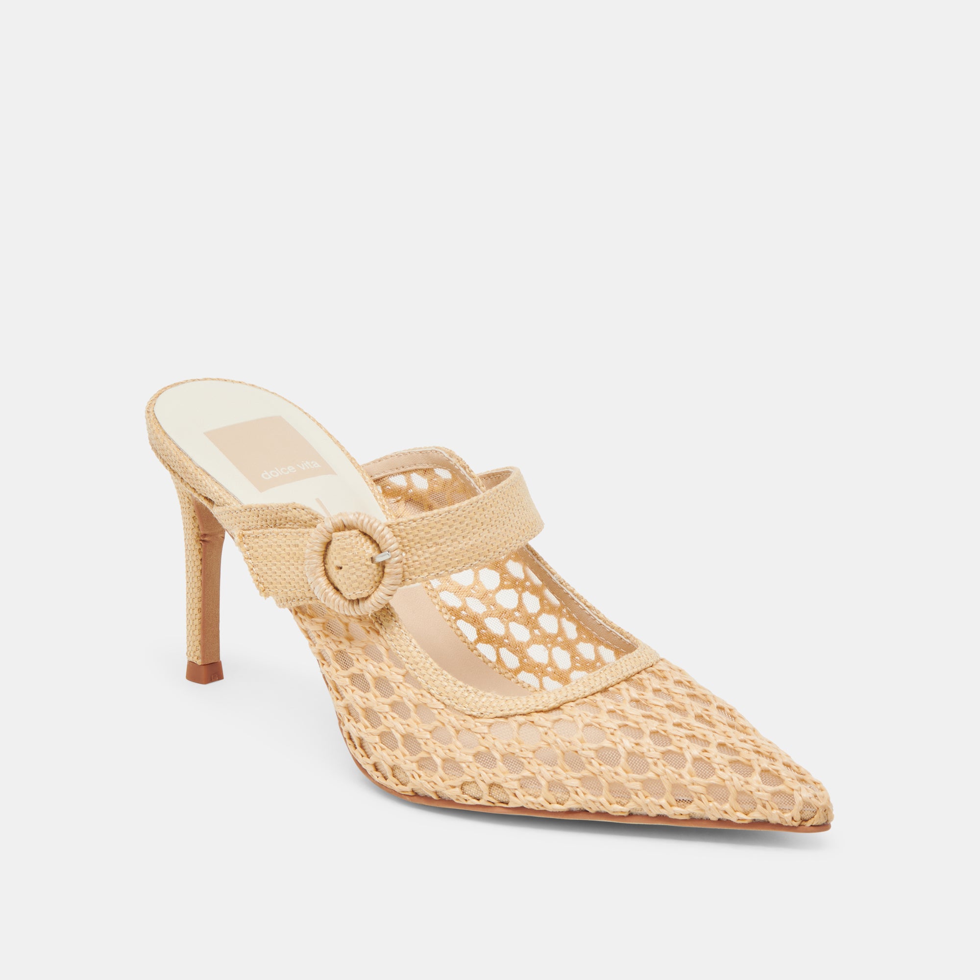 KEEKEE HEELS LT NATURAL WOVEN RAFFIA - view 2