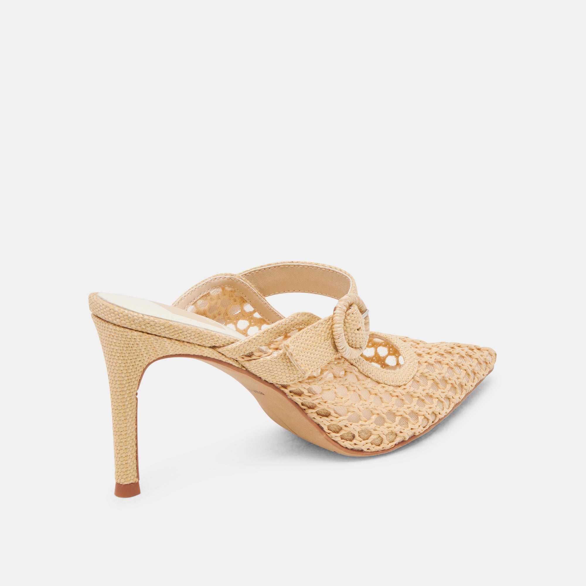 KEEKEE HEELS LT NATURAL WOVEN RAFFIA - view 3