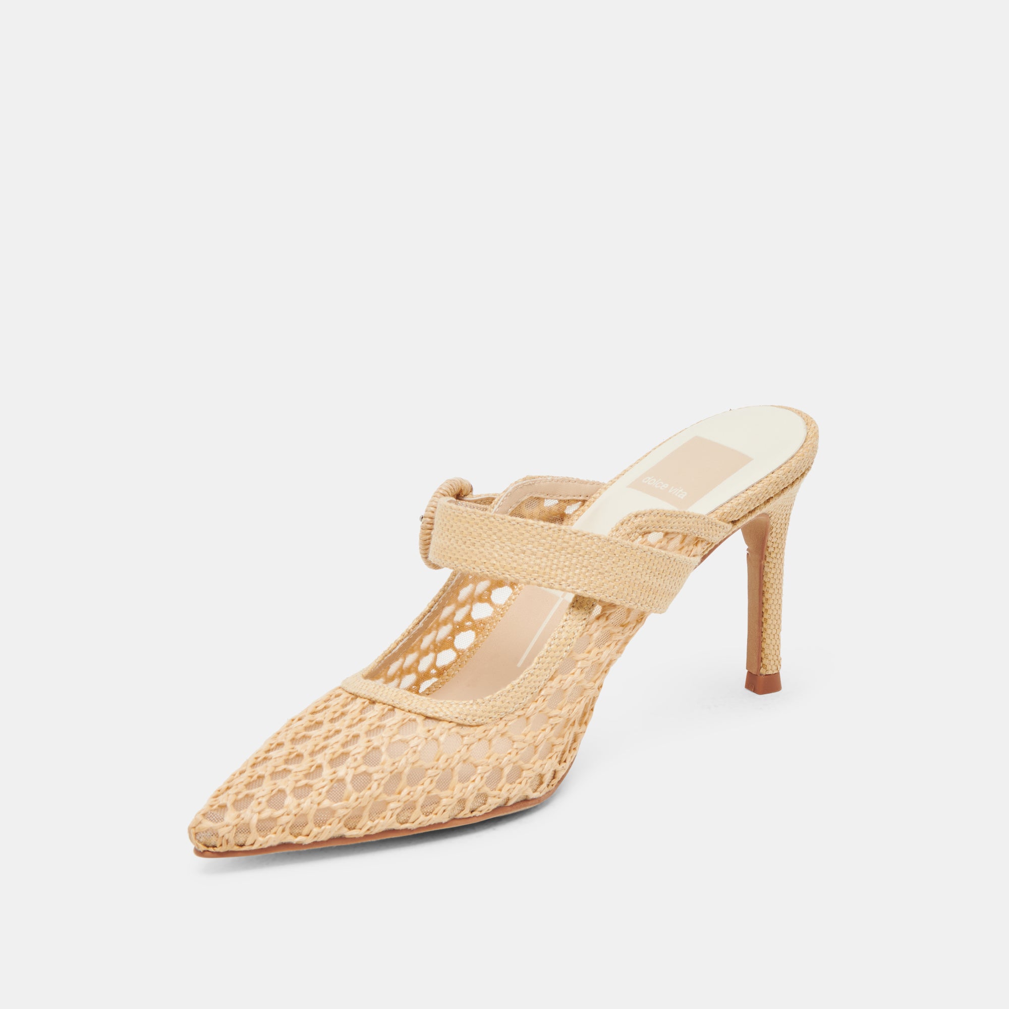 KEEKEE HEELS LT NATURAL WOVEN RAFFIA - view 4