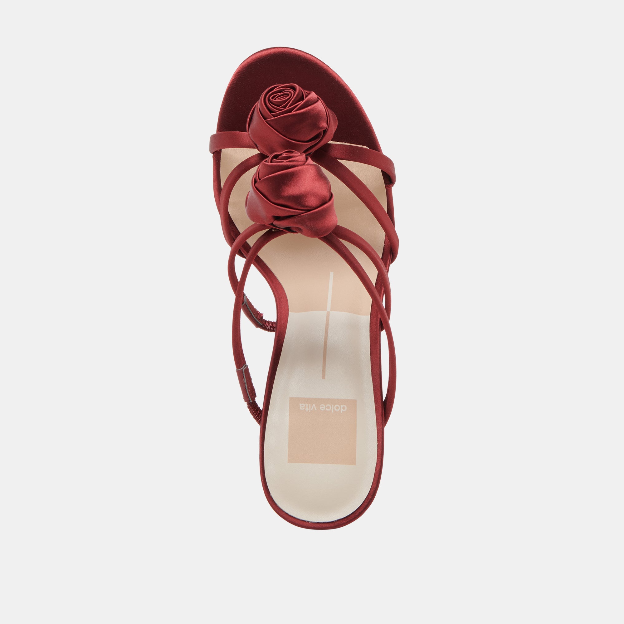 LINZY HEELS WINE SATIN - view 8
