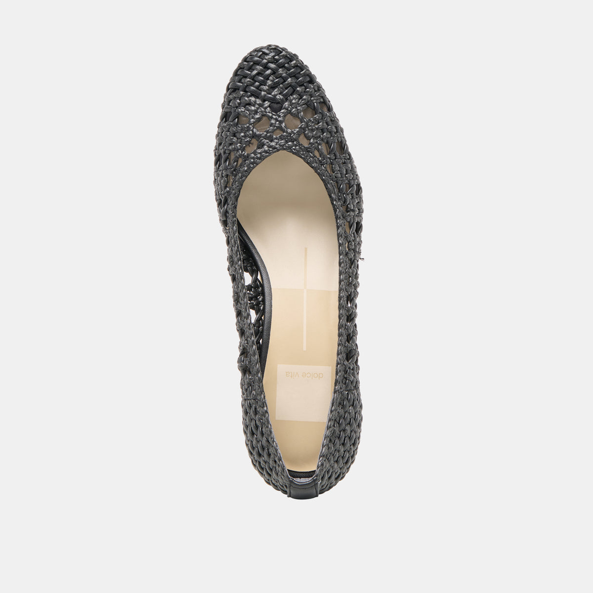 LULA HEELS BLACK WOVEN RAFFIA - view 8