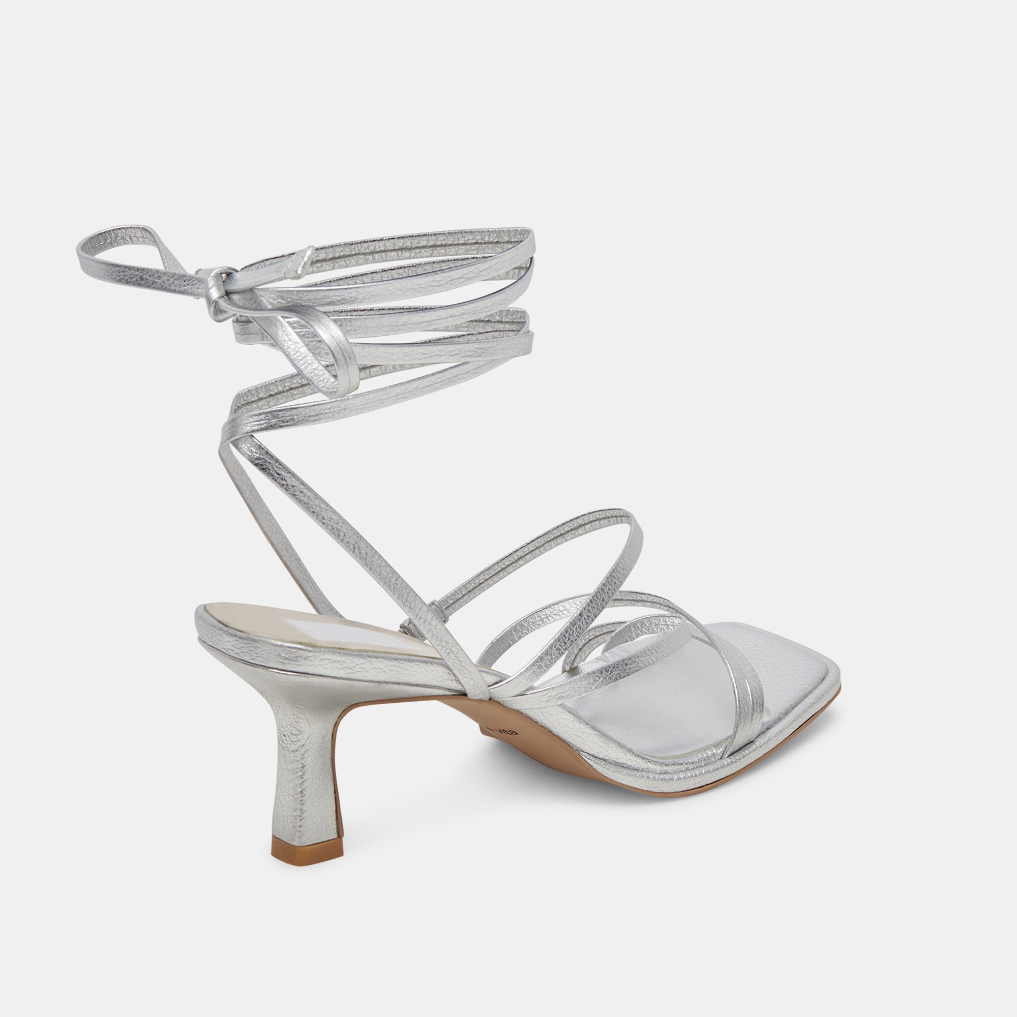 MALABO HEELS SILVER METALLIC LEATHER - view 5