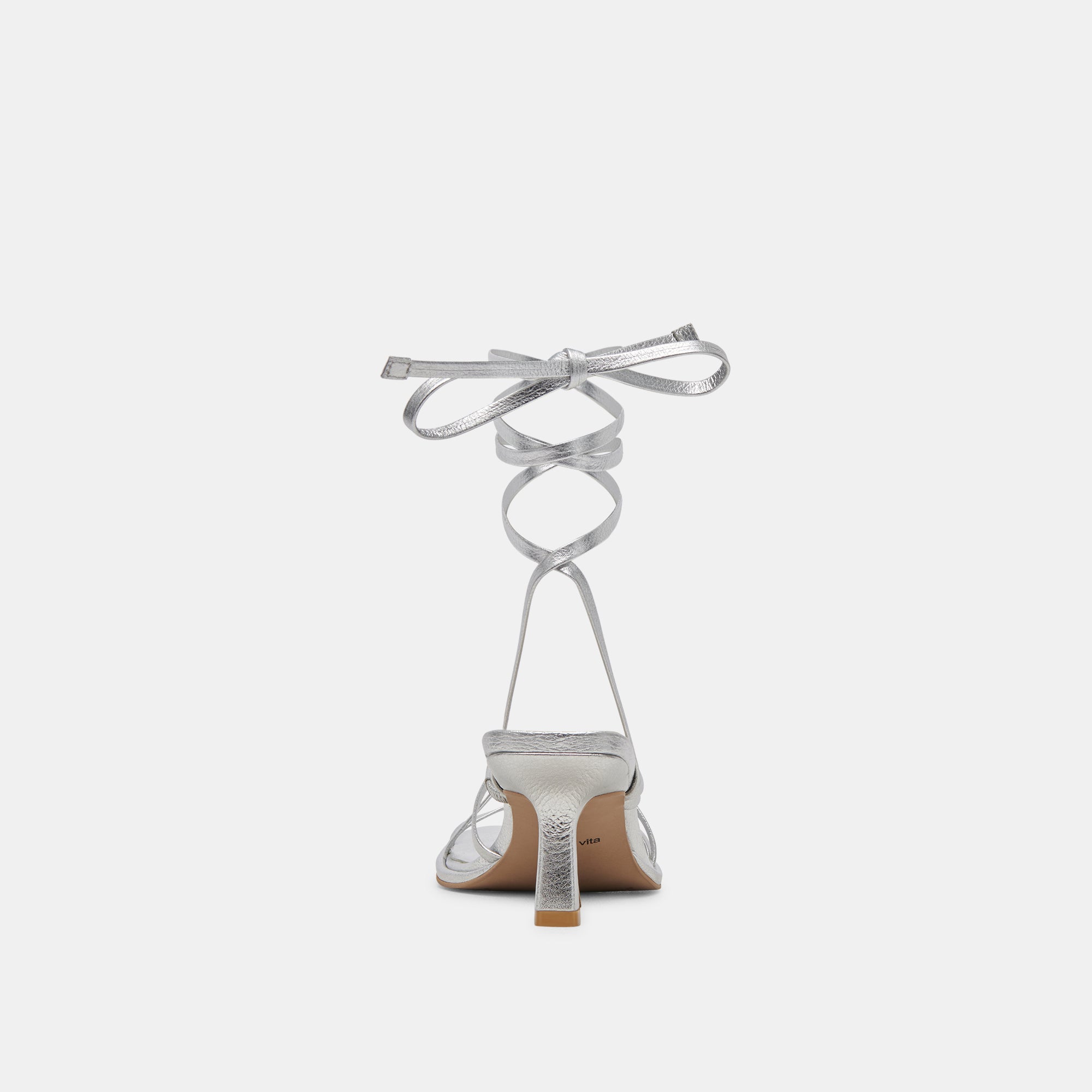 MALABO HEELS SILVER METALLIC LEATHER - view 9