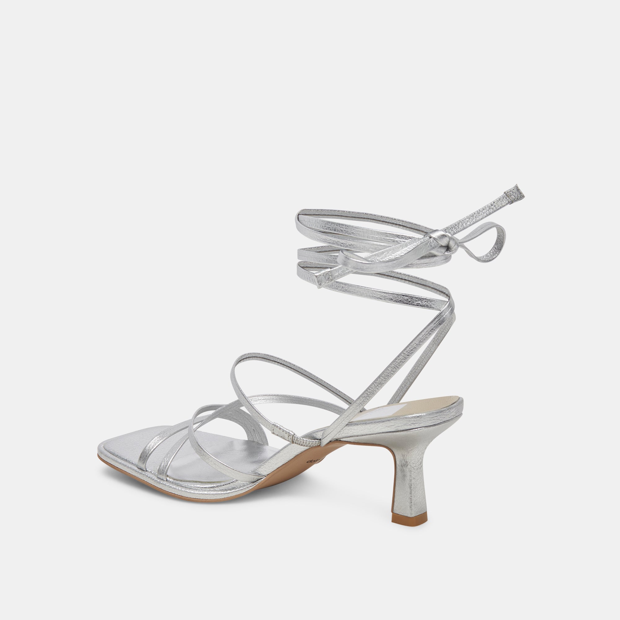 MALABO HEELS SILVER METALLIC LEATHER - view 7