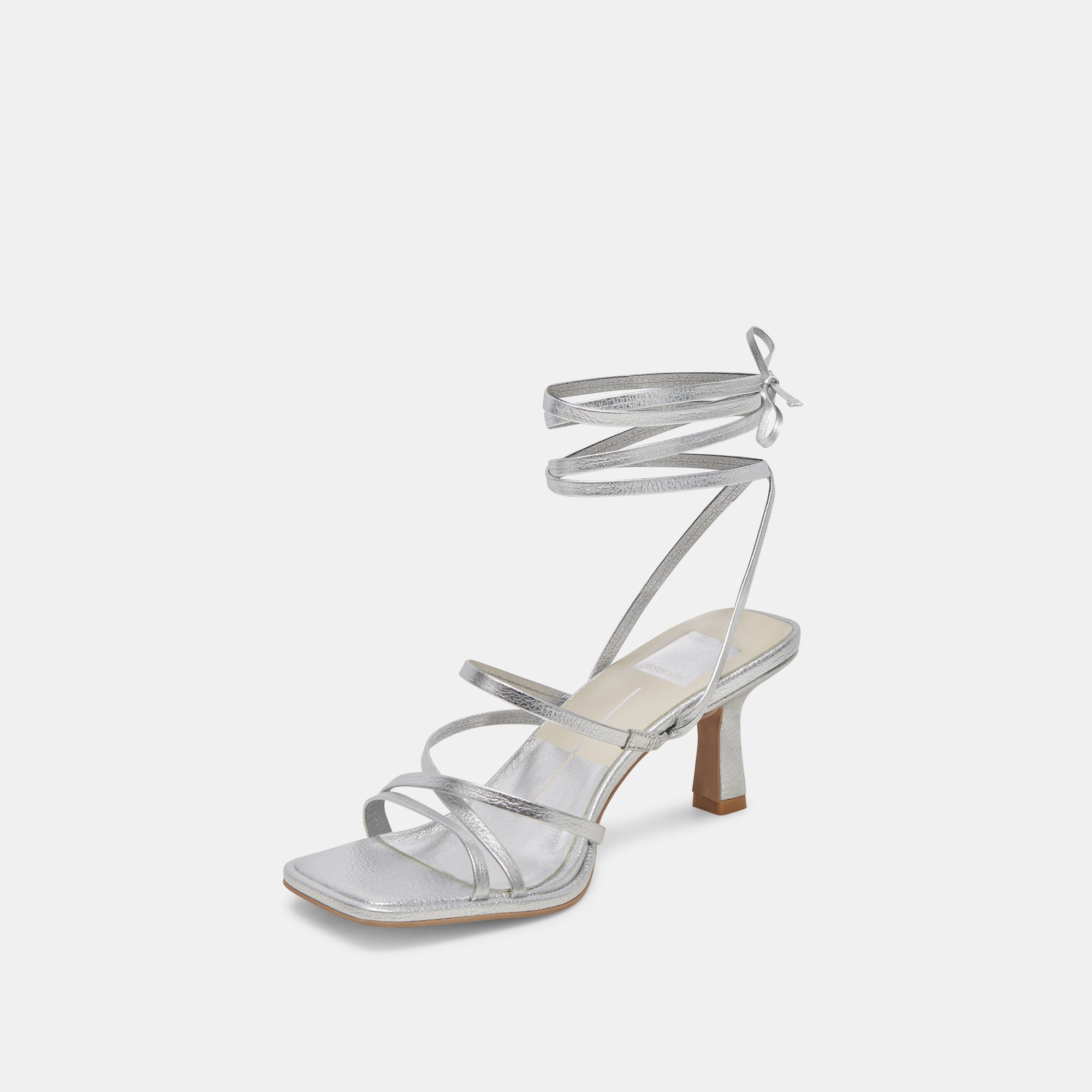 MALABO HEELS SILVER METALLIC LEATHER - view 6